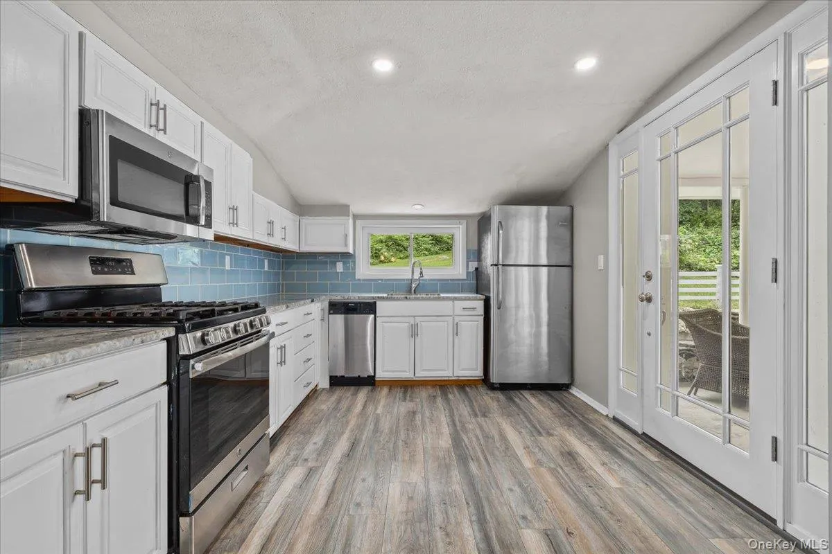 Stainless steel appliances and gas stove Stainless steel appliances and gas stove