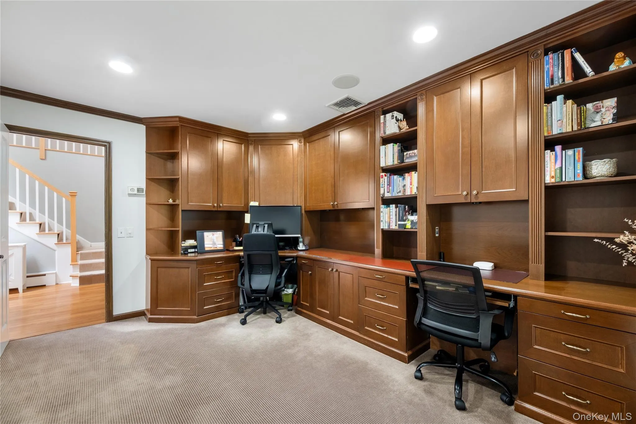 Office with built-ins Office with built-ins