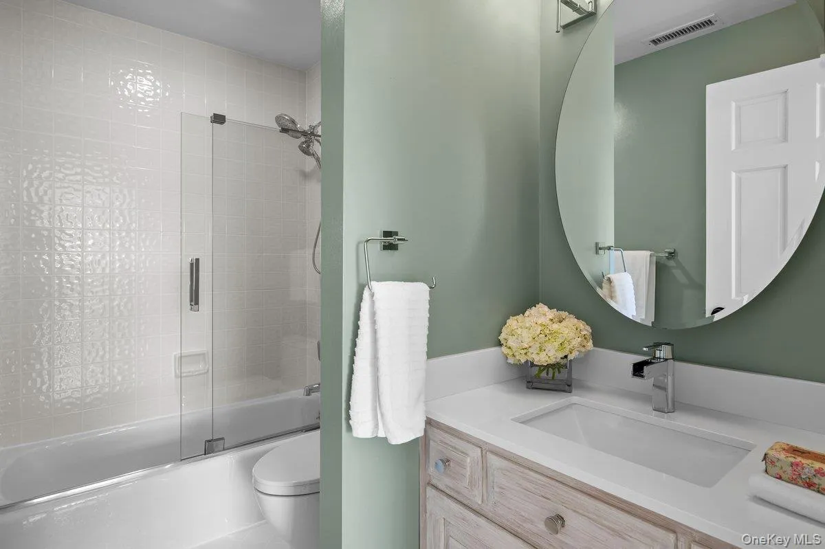 Second floor hall bathroom. Second floor hall bathroom.