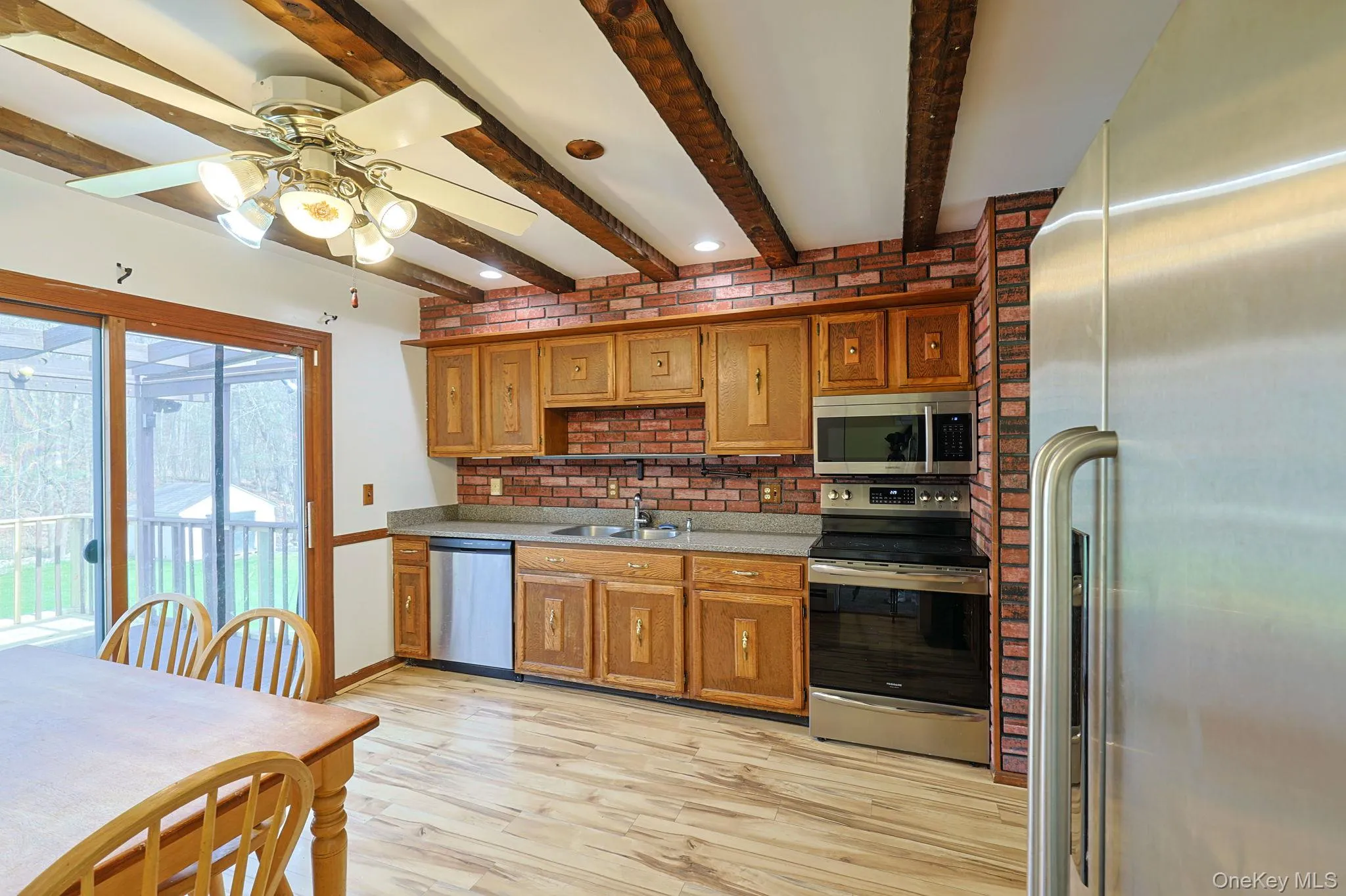 Kitchen with Stainless steel appliances Kitchen with Stainless steel appliances