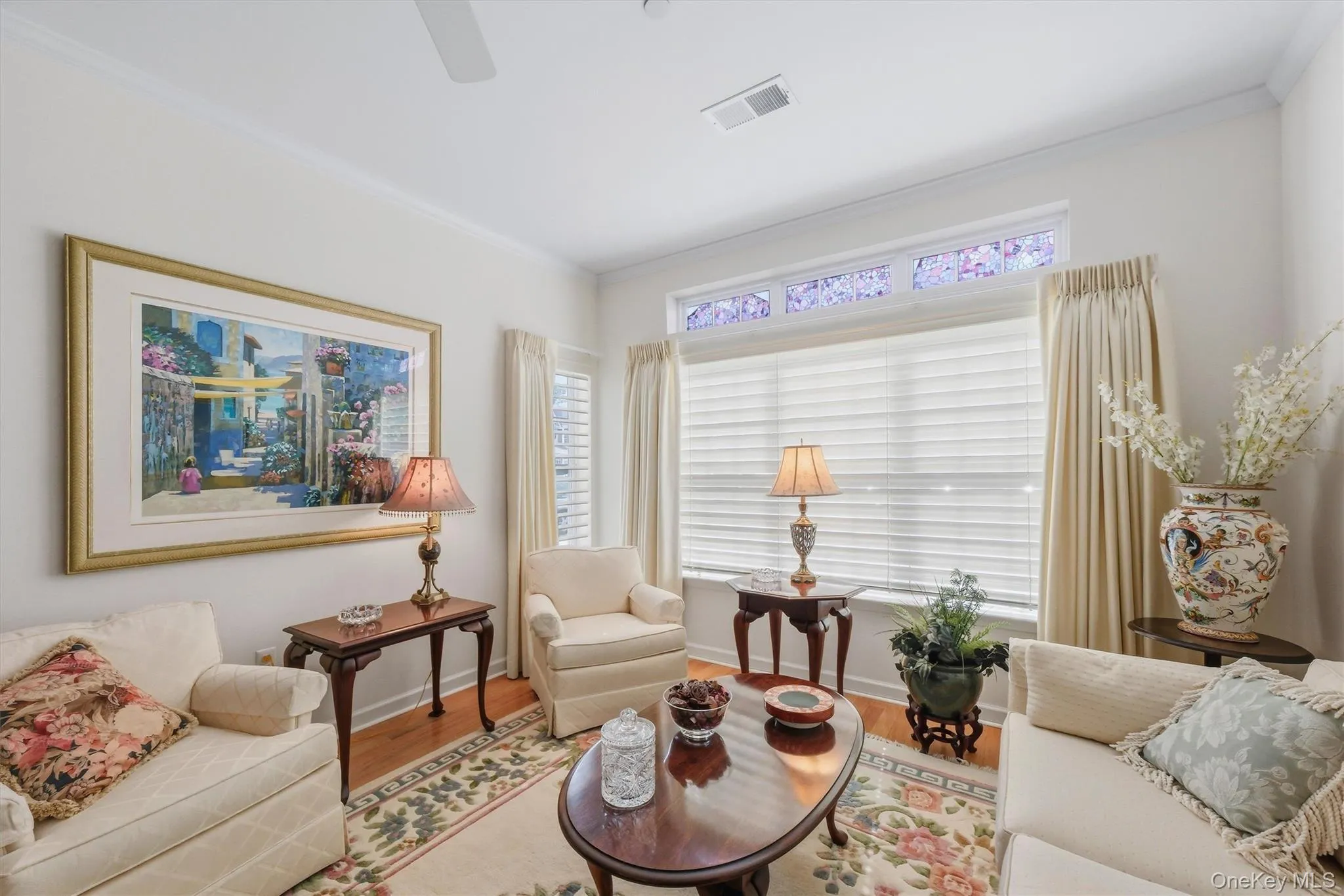 Thoughtfully placed side window fills the space with natural light. Thoughtfully placed side window fills the space with natural light.