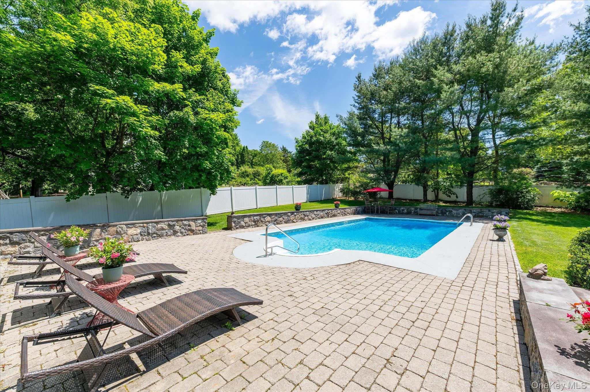 Pool with Privacy Fence Pool with Privacy Fence