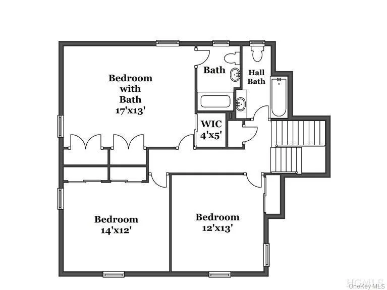 A few steps to the 2nd level Floor Plan A few steps to the 2nd level Floor Plan