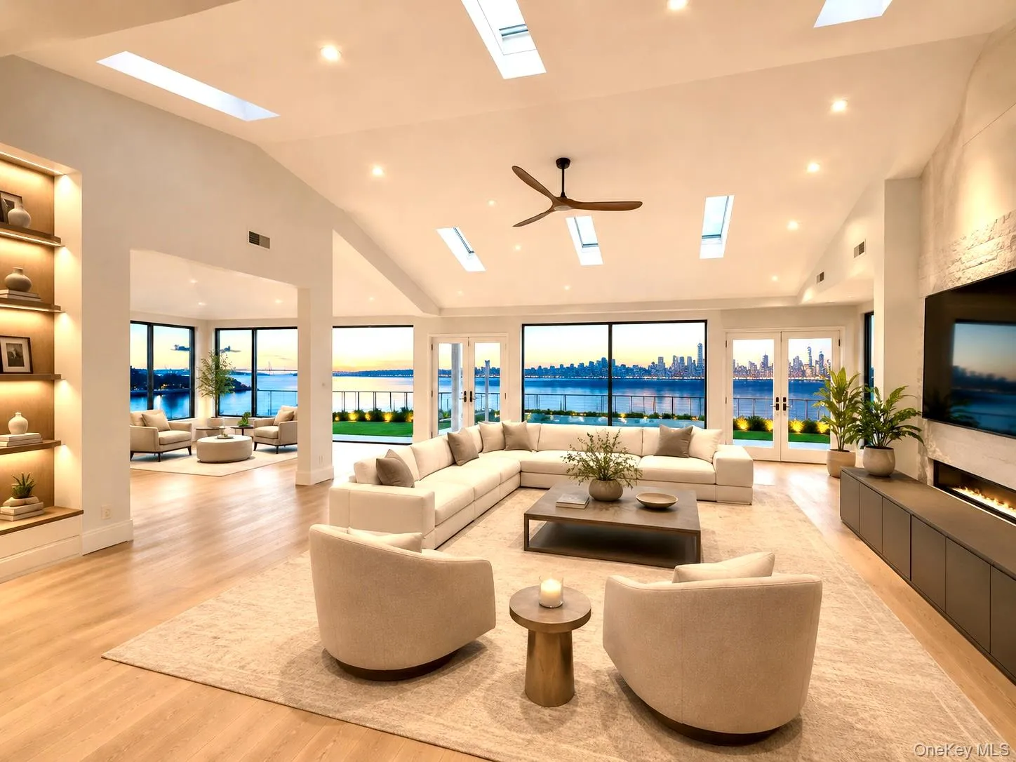 Virtuallly Staged Open concept- Living room- Dining Room and Kitchen Virtuallly Staged Open concept- Living room- Dining Room and Kitchen