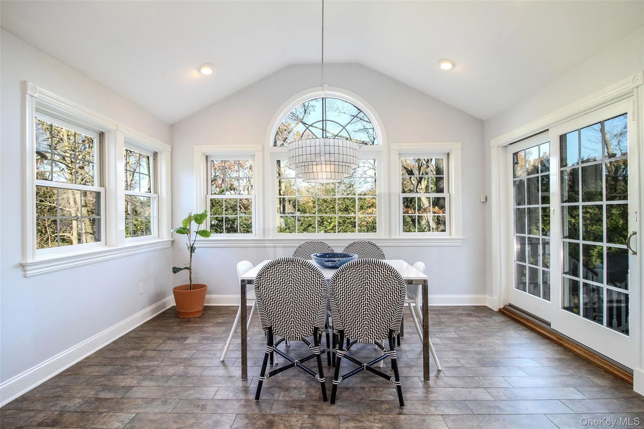 Eat-in Kitchen area with sliders to patio Eat-in Kitchen area with sliders to patio