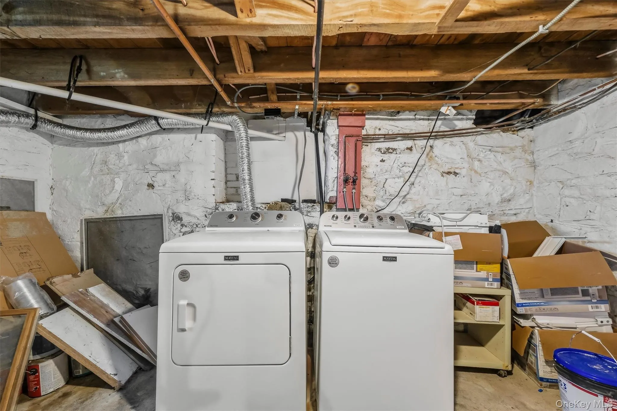 Washer and dryer. Washer and dryer.