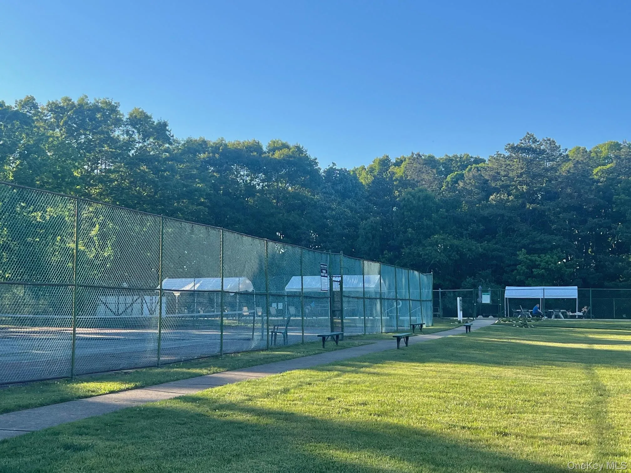 View of TennisPickle Ball Court and Pool View of TennisPickle Ball Court and Pool