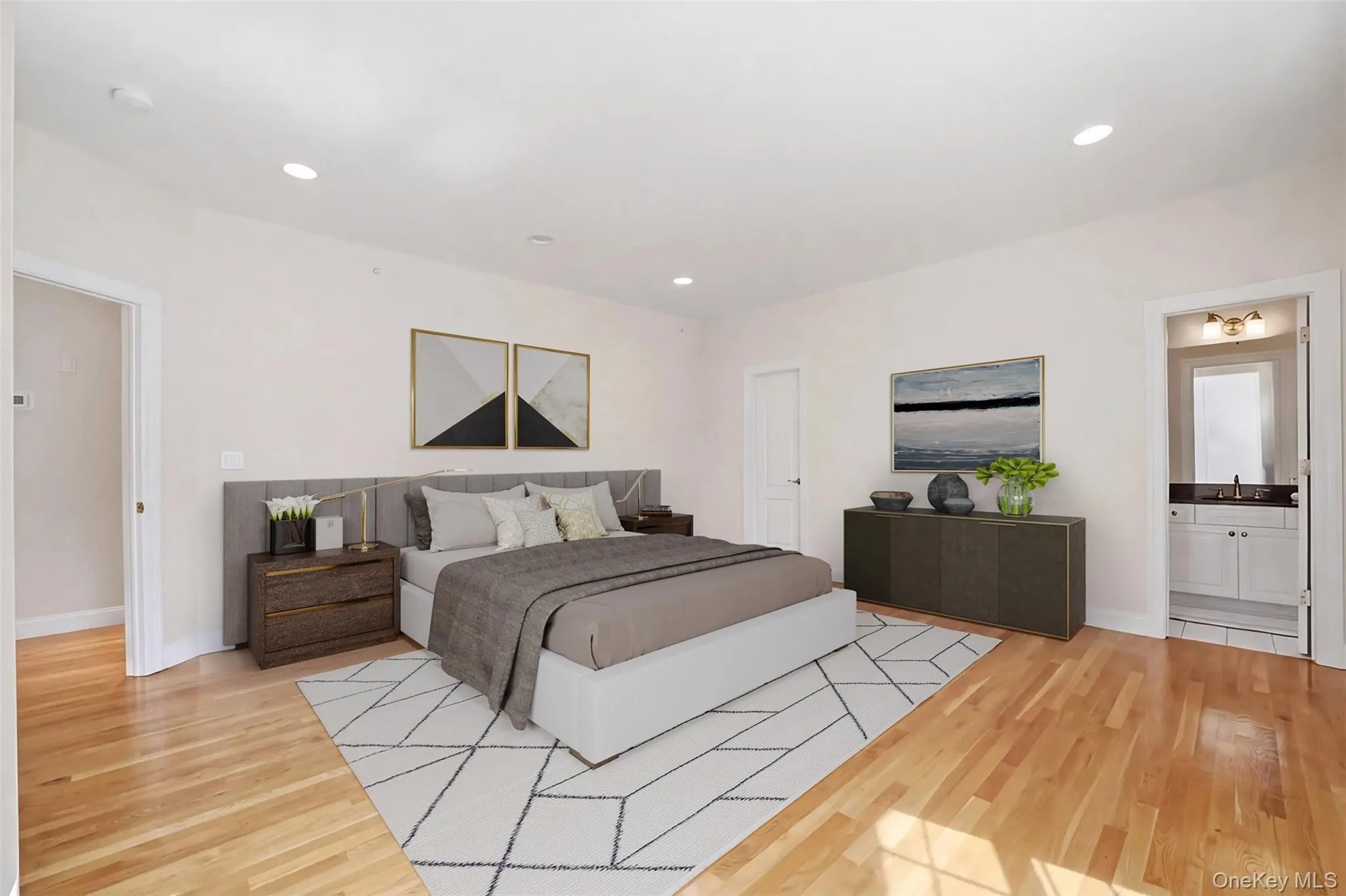 Bedroom # 4 with en-suite bathroom - Virtually Staged Bedroom # 4 with en-suite bathroom - Virtually Staged
