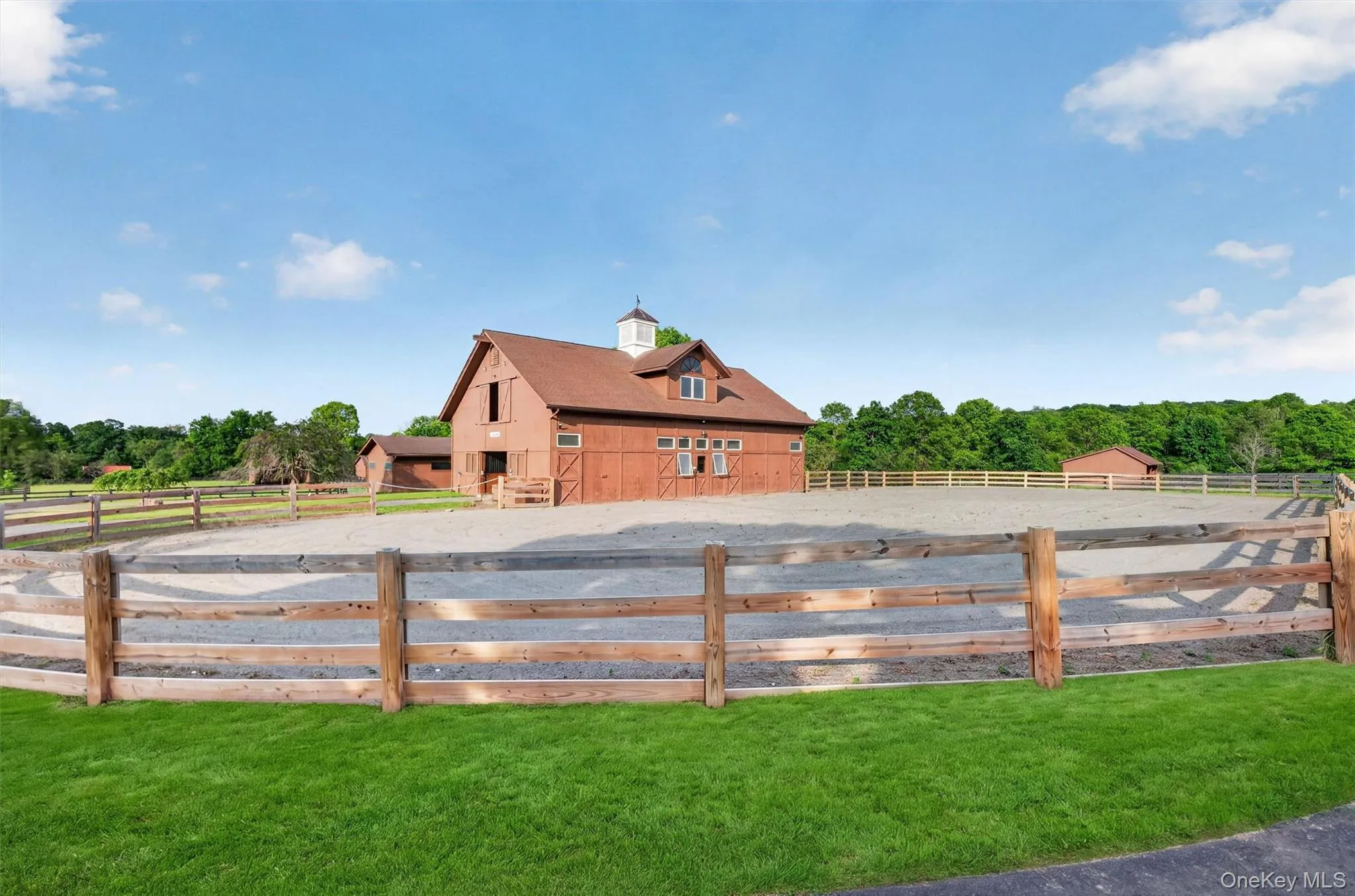 4 board fencing surrounds the oval shaped stone dust ring 4 board fencing surrounds the oval shaped stone dust ring