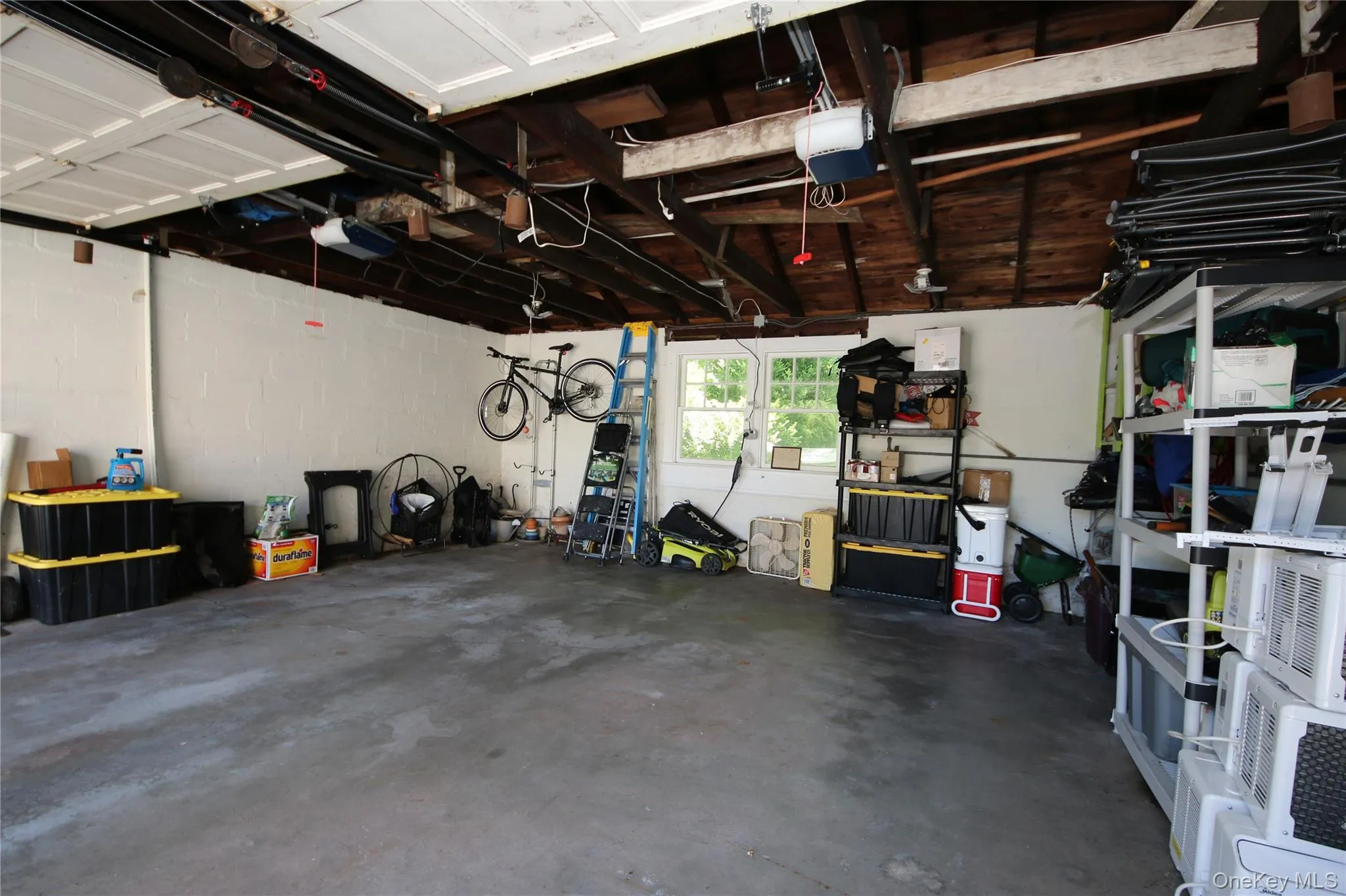 Detached 2 car garage with lots of storage Detached 2 car garage with lots of storage