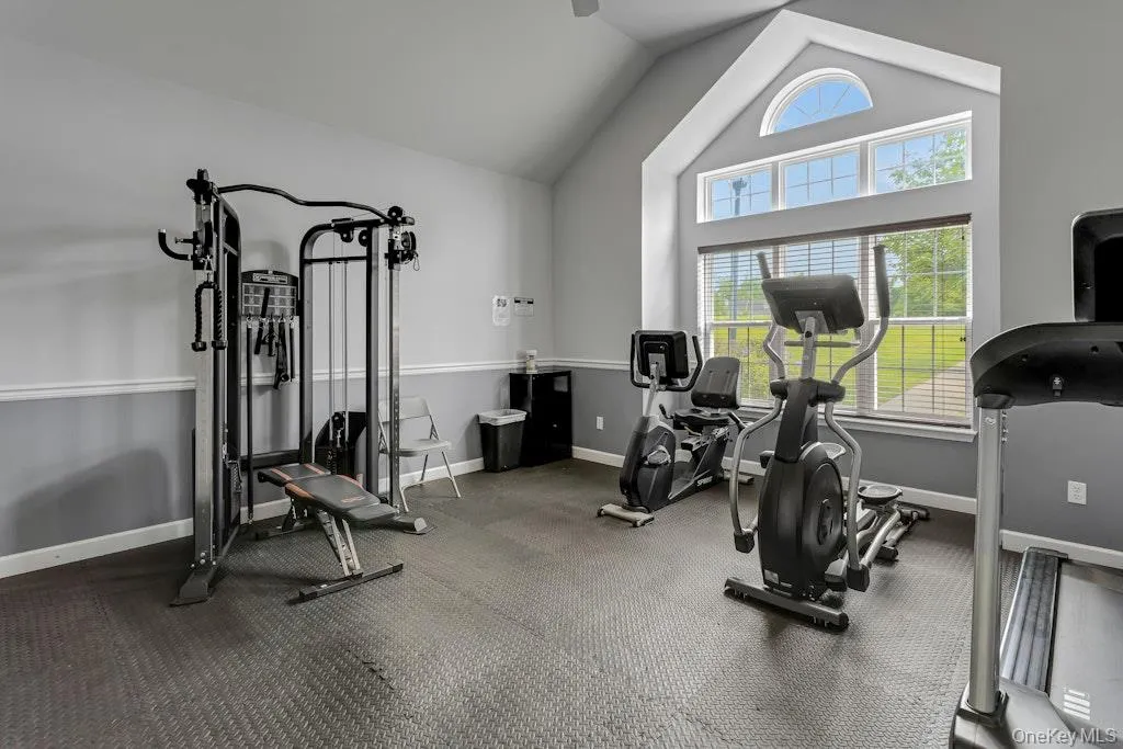 Hopefully, the gym will inspire everyone to work out and get fit. Hopefully, the gym will inspire everyone to work out and get fit.