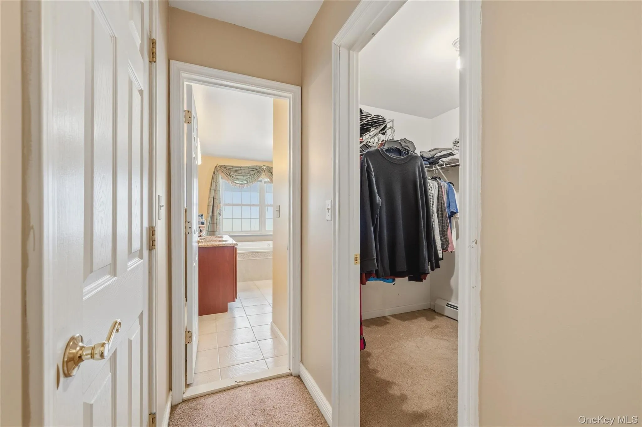 Primary Bedroom Suite Bathroom, Closet, & Attic Storage space Primary Bedroom Suite Bathroom, Closet, & Attic Storage space