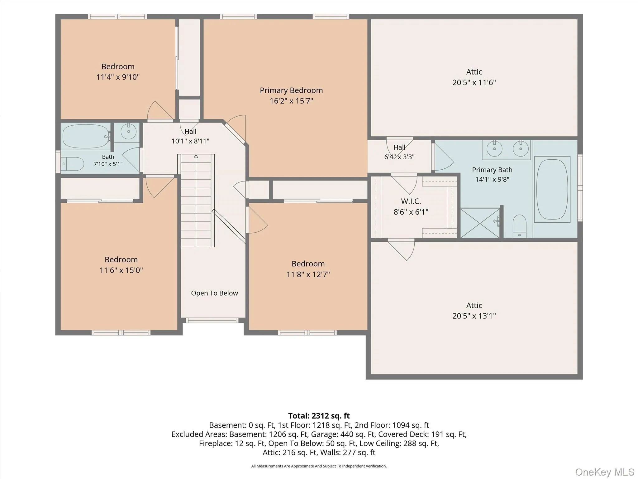 Second Level Floor plan Second Level Floor plan