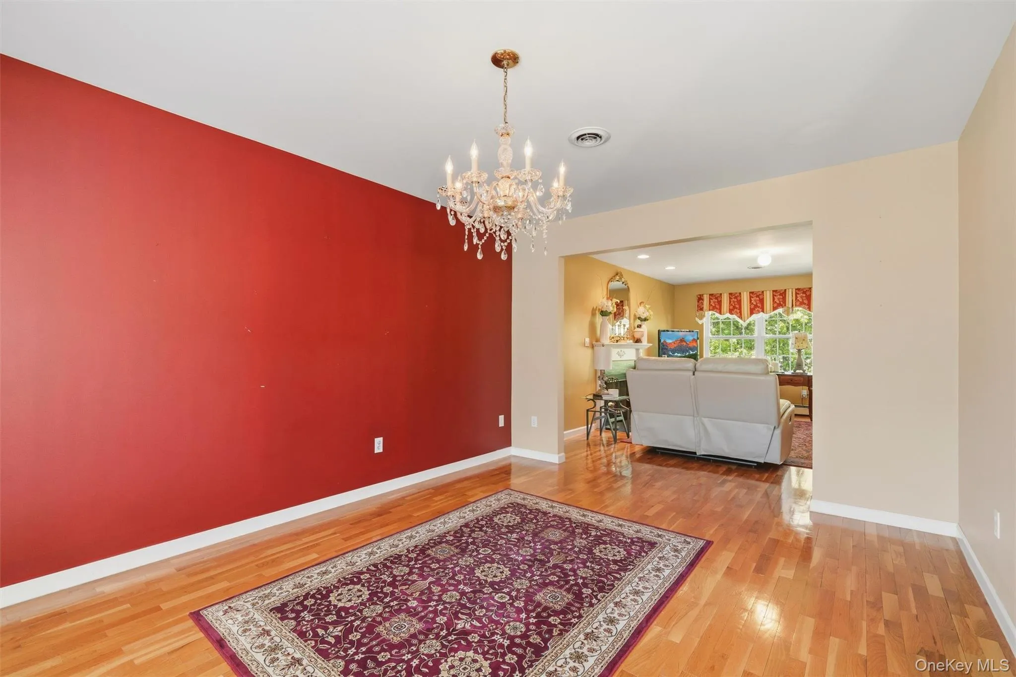 Living Room flows into Family Room Living Room flows into Family Room