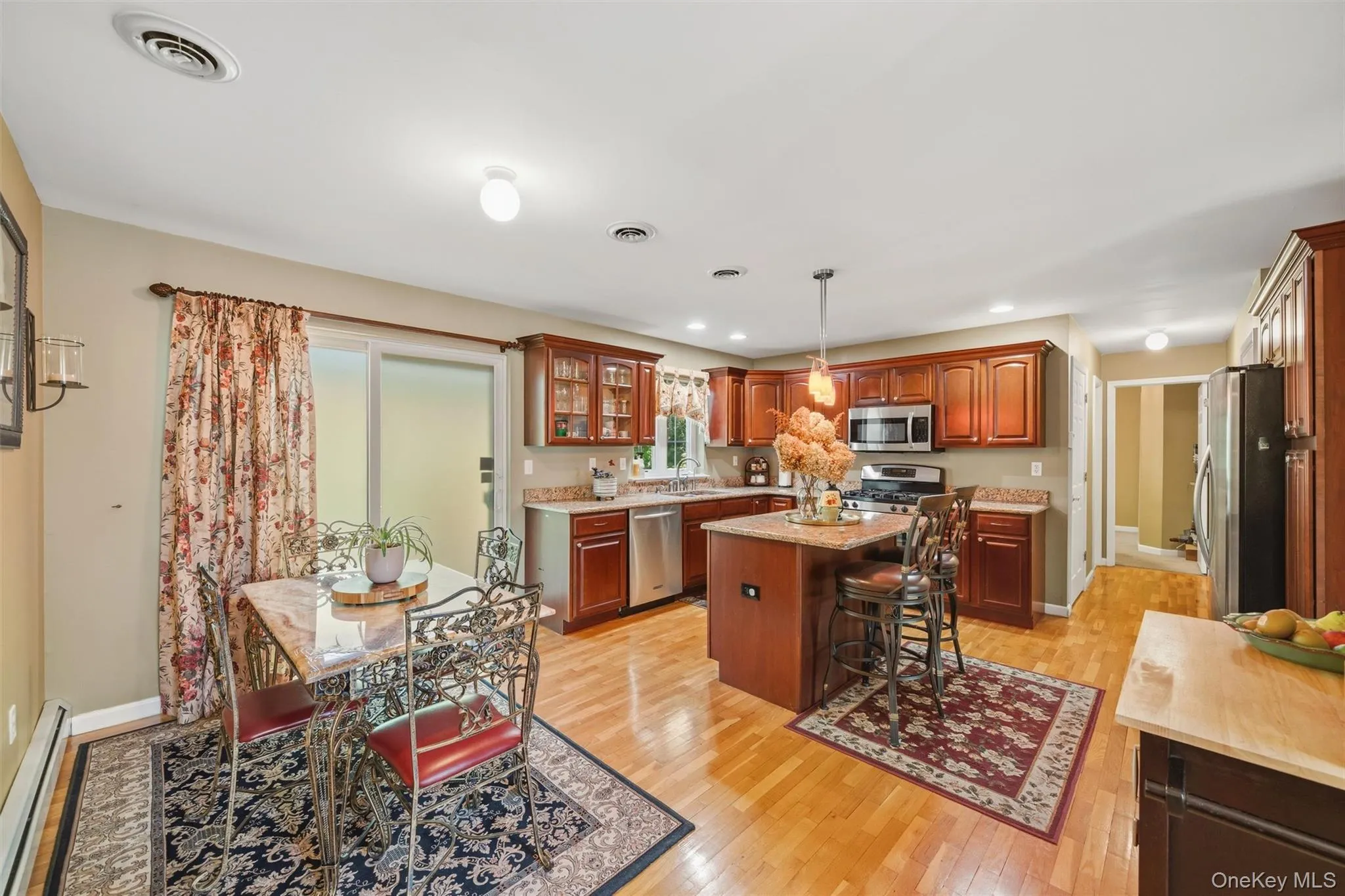 Eat-in Kitchen with sliding glass doors to deck Eat-in Kitchen with sliding glass doors to deck