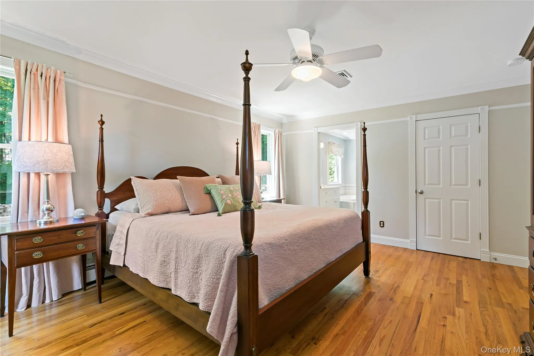 Primary suite with walk in closet. Primary suite with walk in closet.