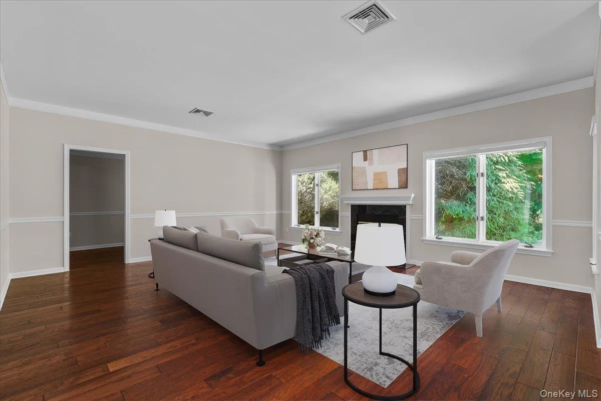Virtually-staged Living Room/Office Virtually-staged Living Room/Office