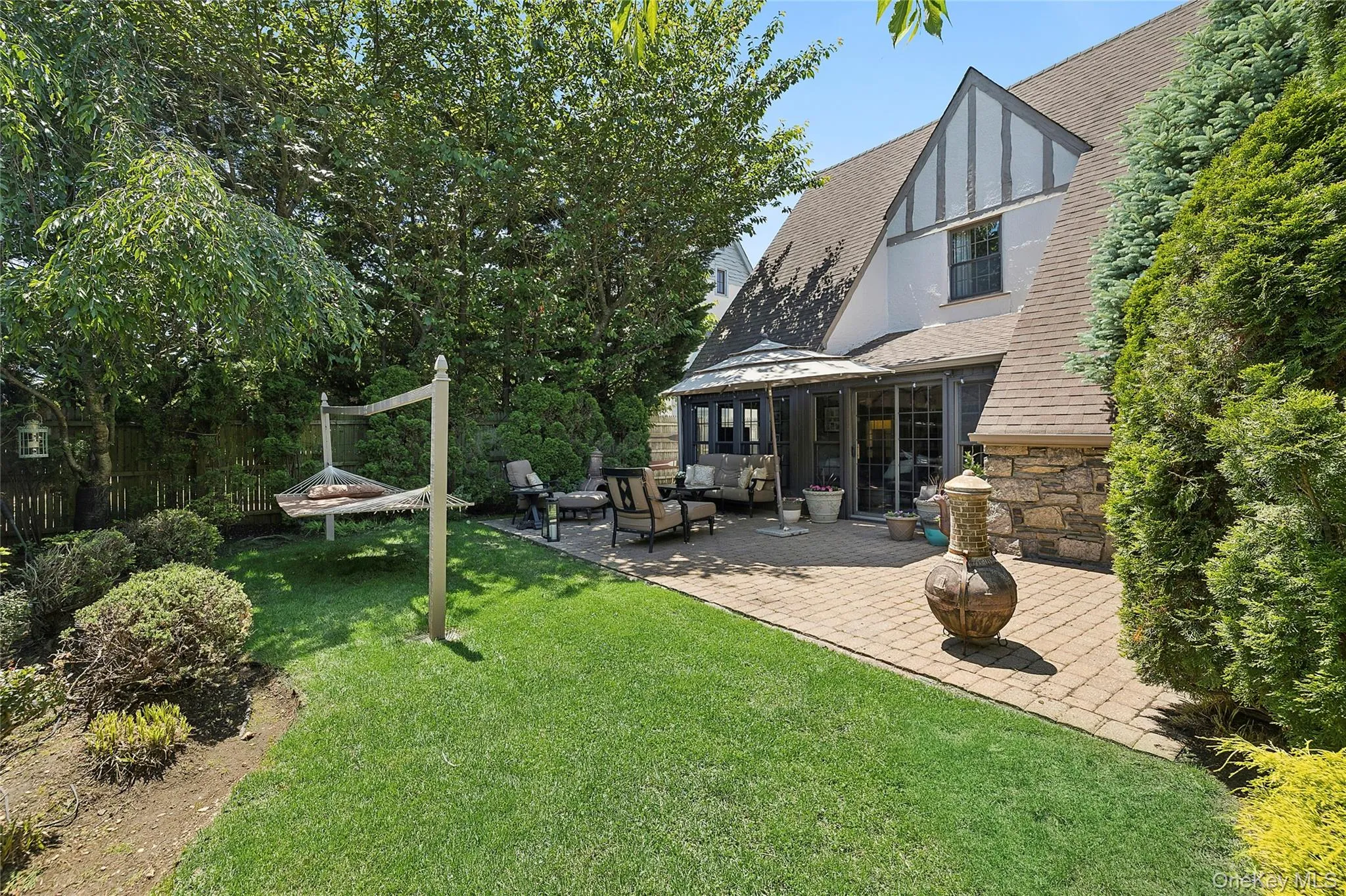 Enclosed Corner Property Backyard Enclosed Corner Property Backyard
