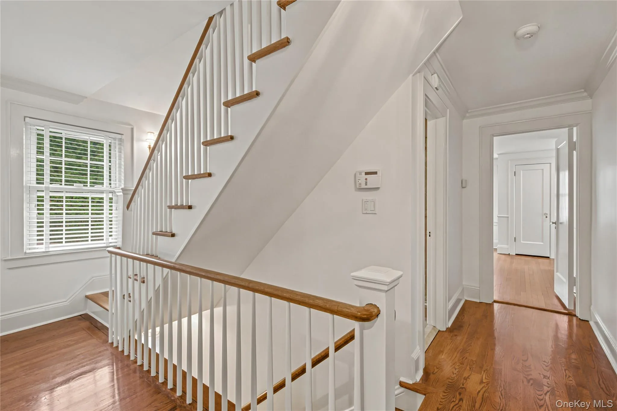 Impressive 2nd floor hallway with staircase leading to 3rd floor Impressive 2nd floor hallway with staircase leading to 3rd floor