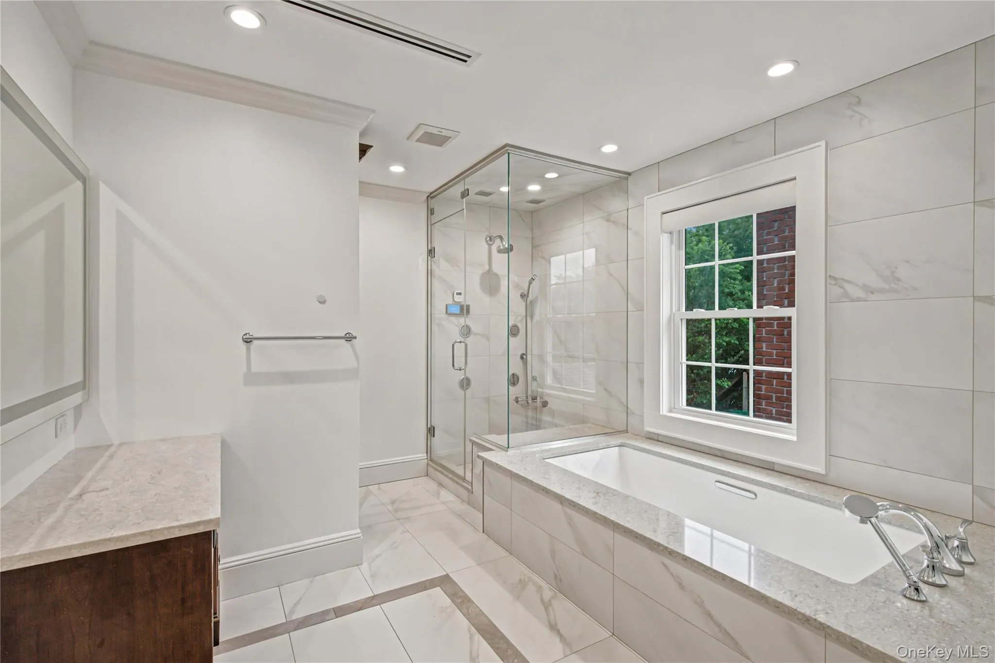 Newly renovated primary bathroom Newly renovated primary bathroom