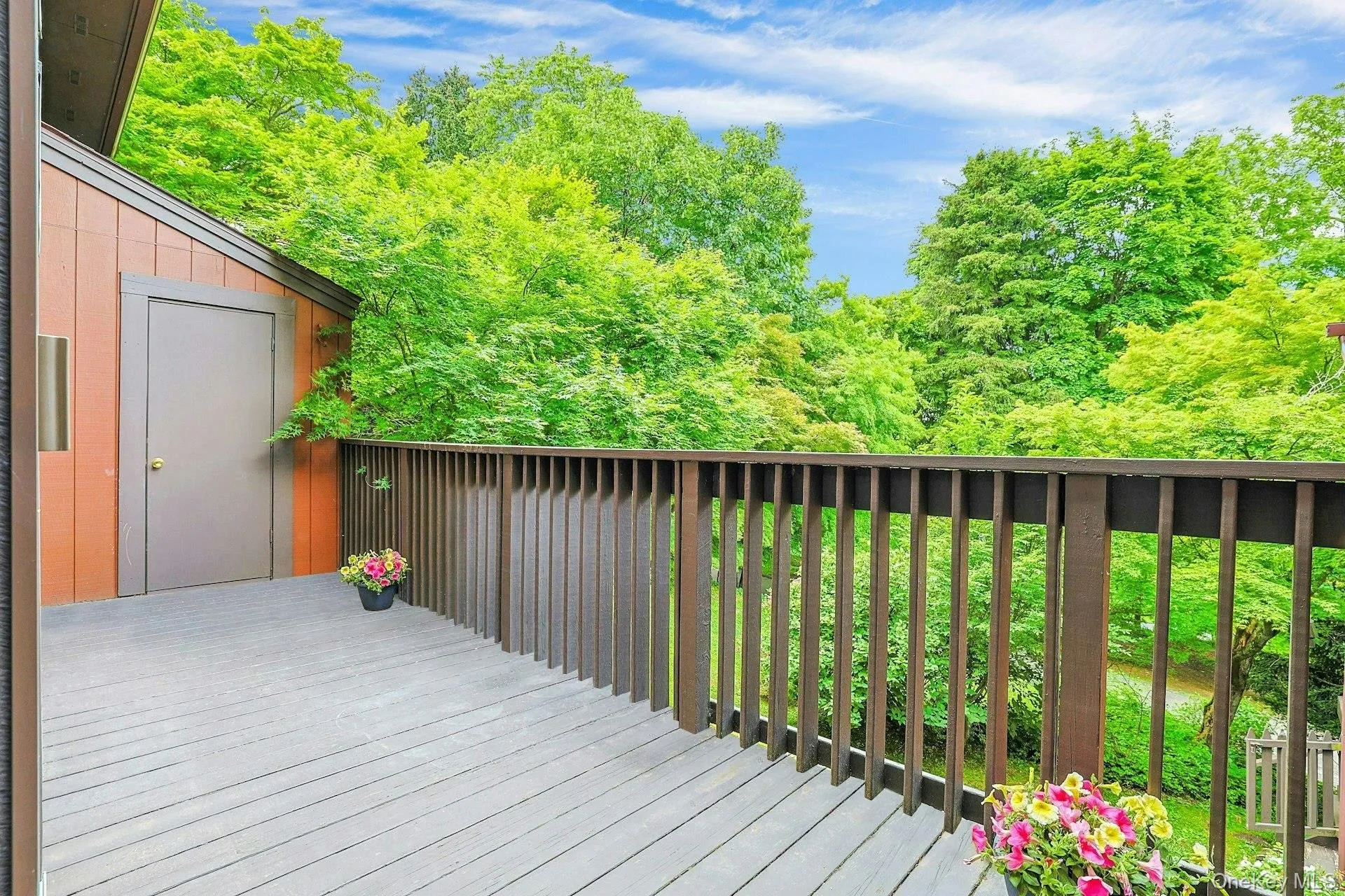 Large private Northwest facing deck with storage Large private Northwest facing deck with storage