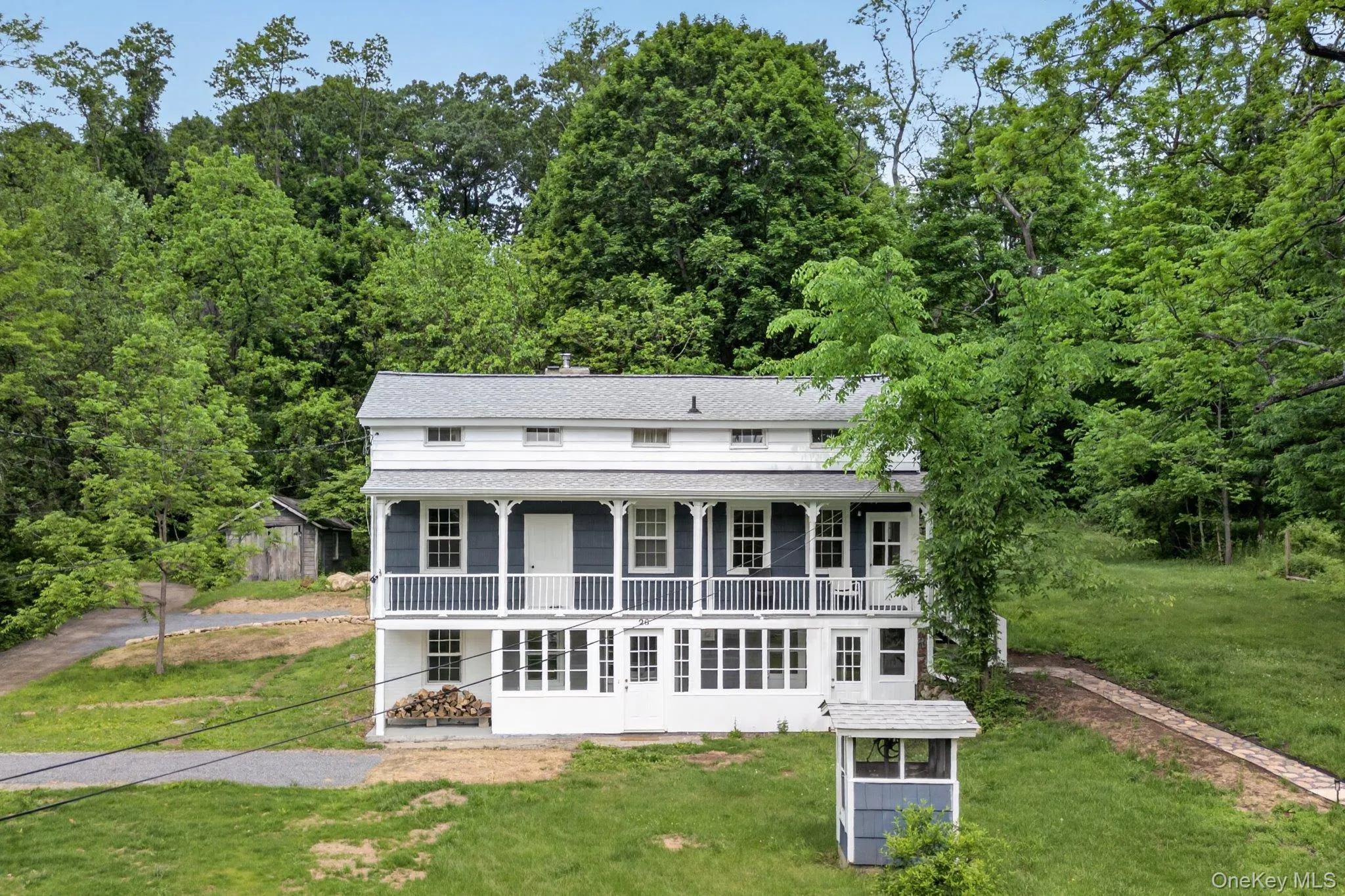 Front of Home with Original Well Front of Home with Original Well