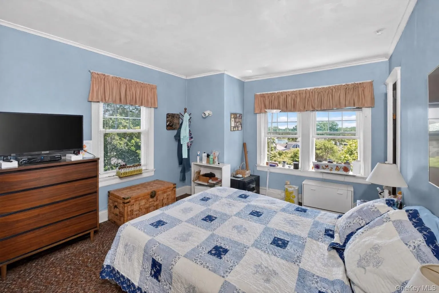 Primary Bedroom with view of LI Sound Primary Bedroom with view of LI Sound