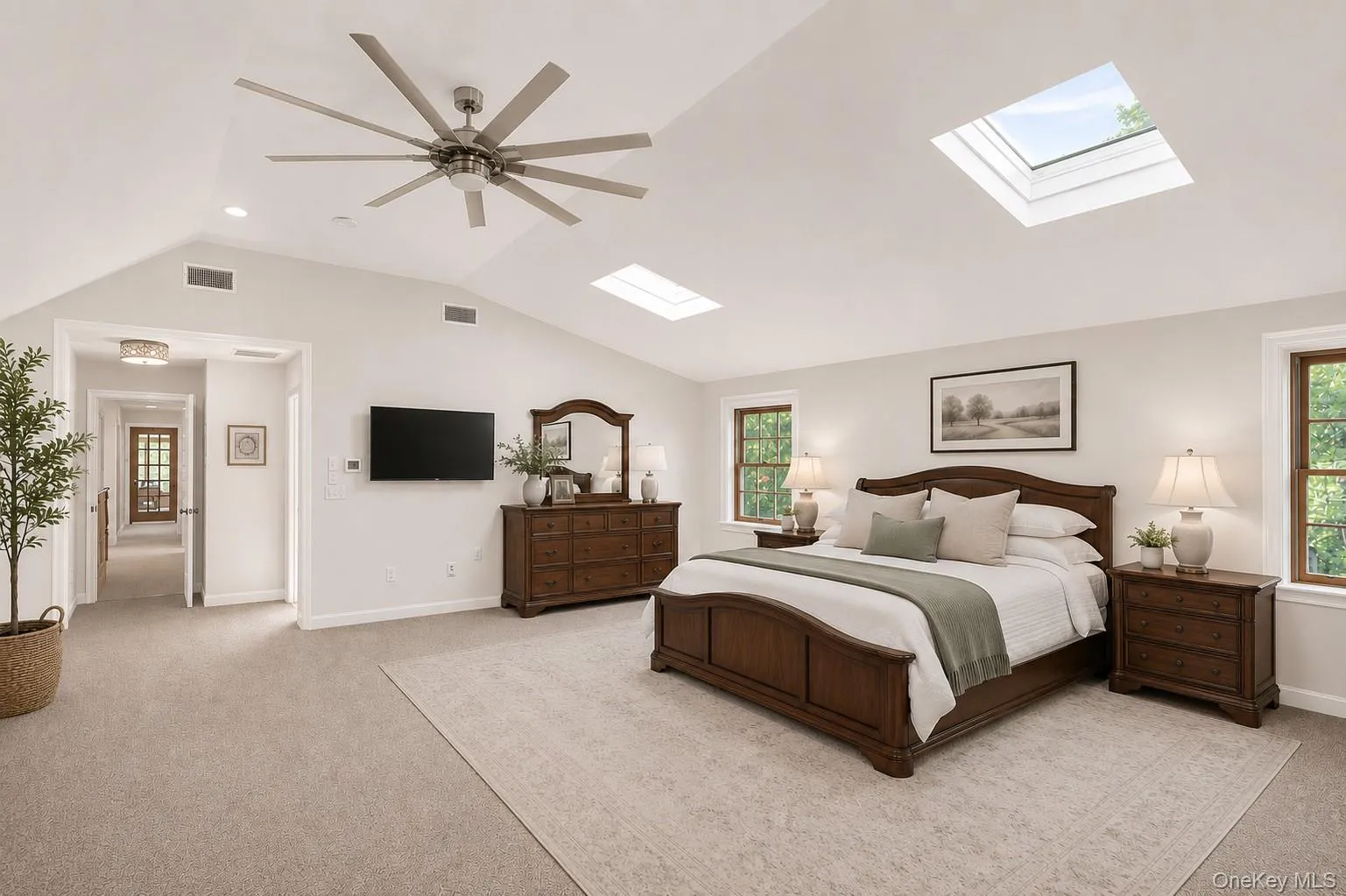 Virtually Staged - walls, trim painted white, neutral carpets. Virtually Staged - walls, trim painted white, neutral carpets.