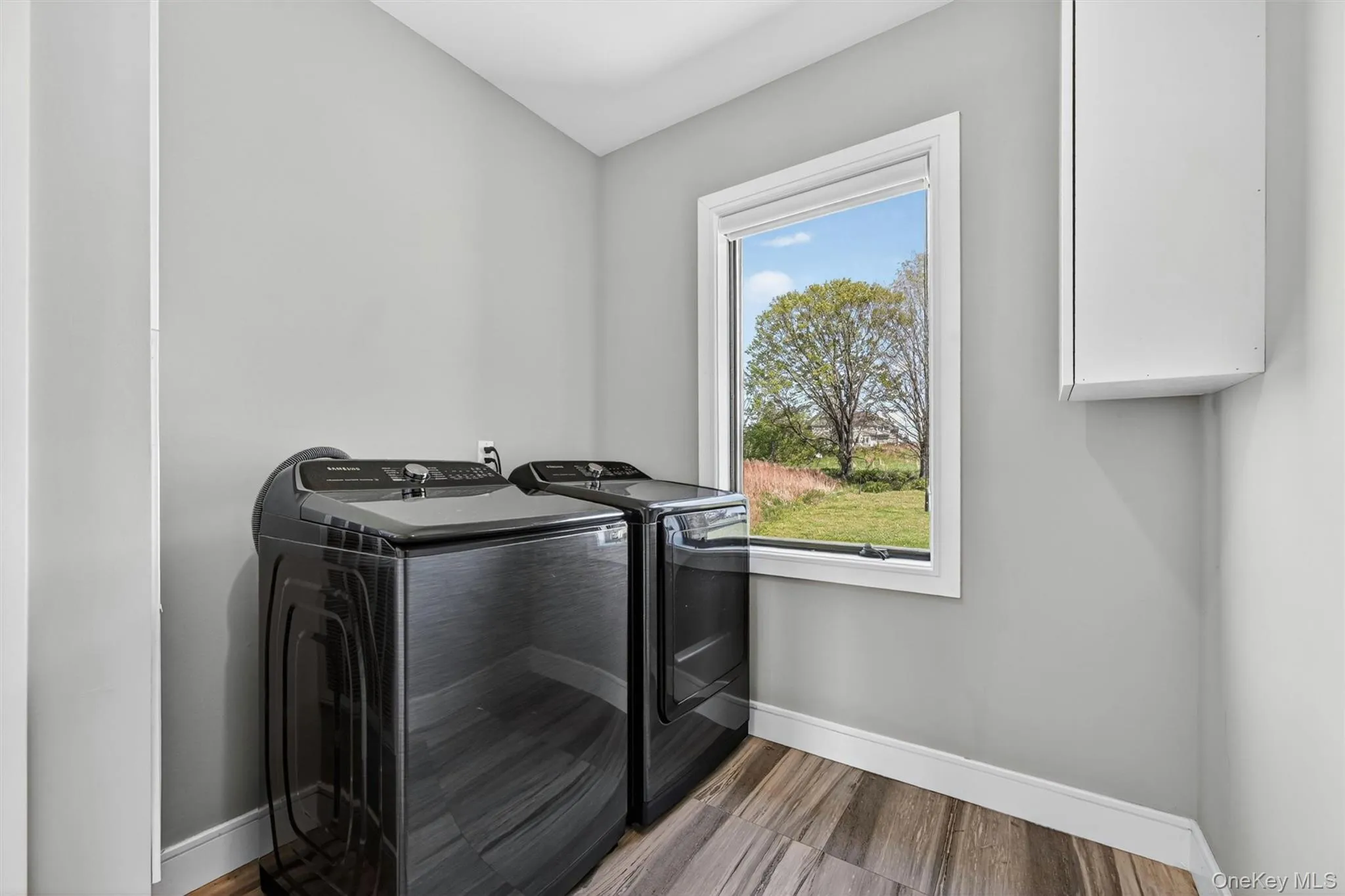 Laundry is located upstairs by bedrooms Laundry is located upstairs by bedrooms