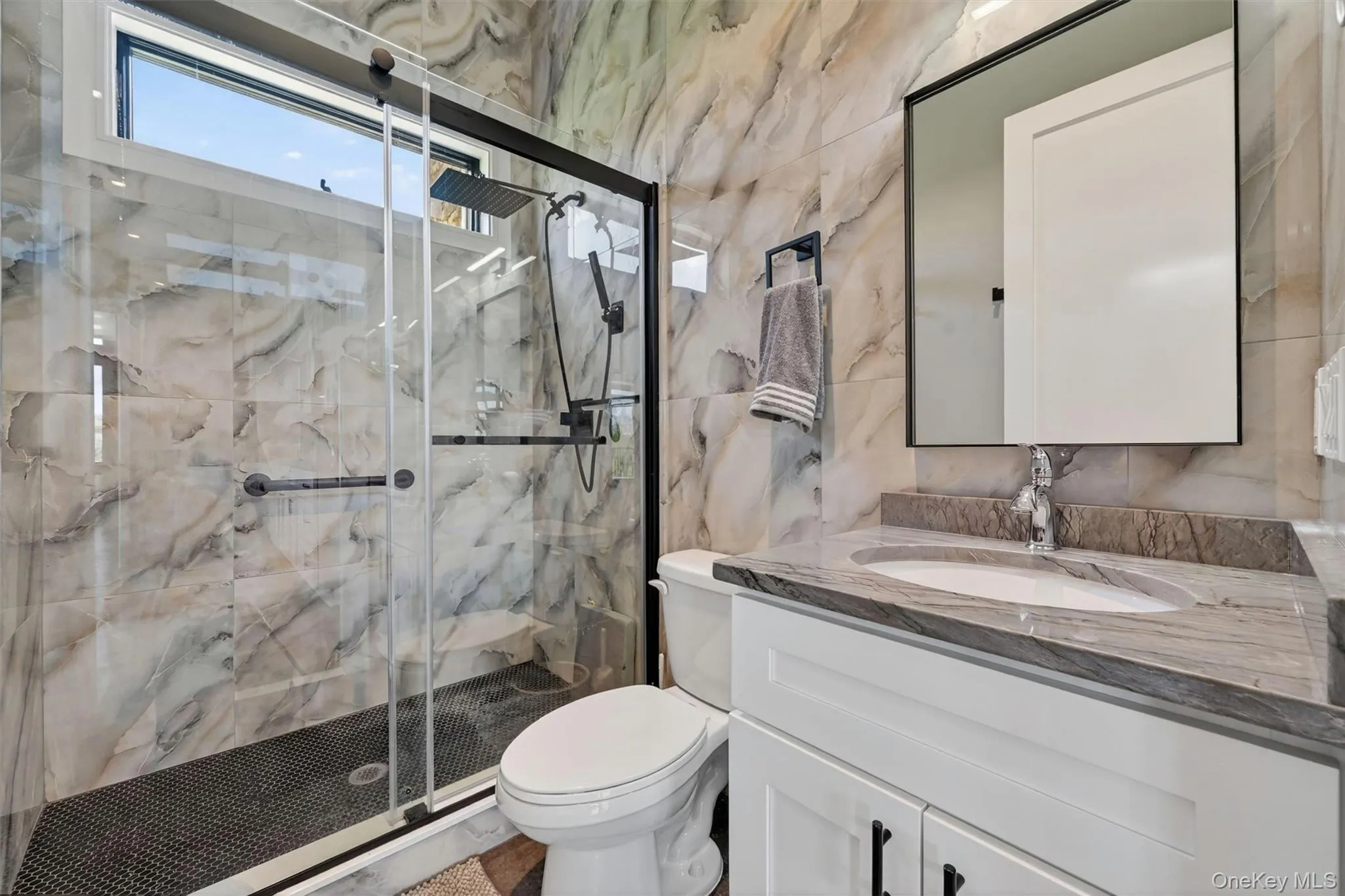 First floor full bathroom in the inlaw accessory suite First floor full bathroom in the inlaw accessory suite