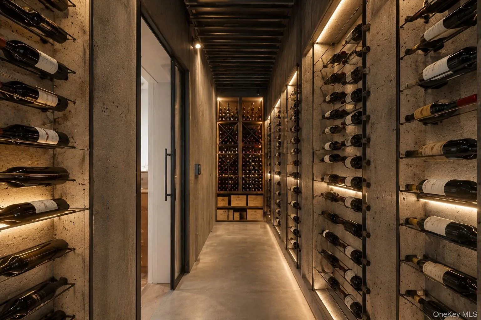 This space is Virtually Staged but this basement closet would be great for your wine collection or personal safety collection. This space is Virtually Staged but this basement closet would be great for your wine collection or personal safety collection.