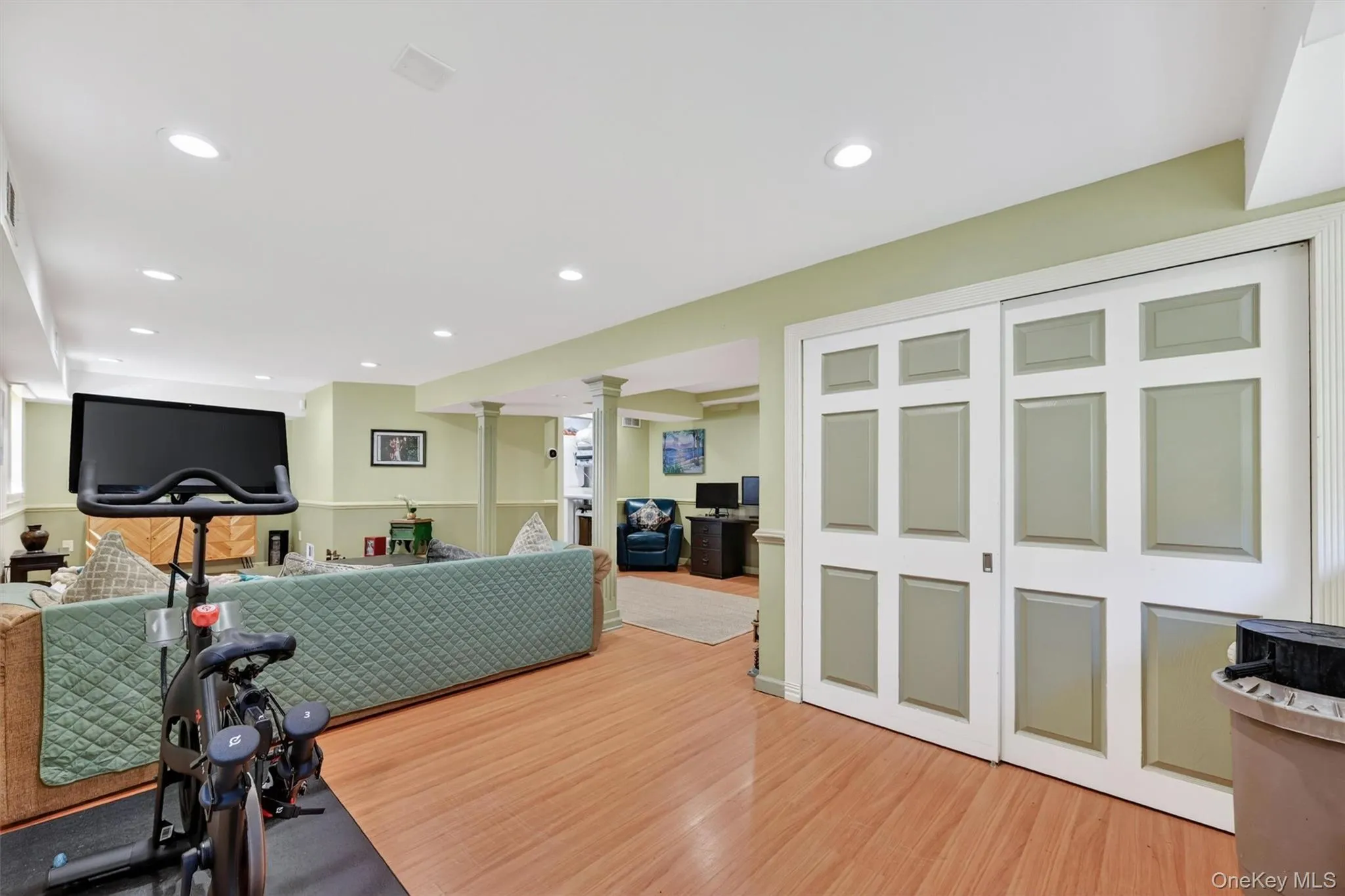 The doors to the right provide huge storage space as well as an additional closet by the stairs. The doors to the right provide huge storage space as well as an additional closet by the stairs.
