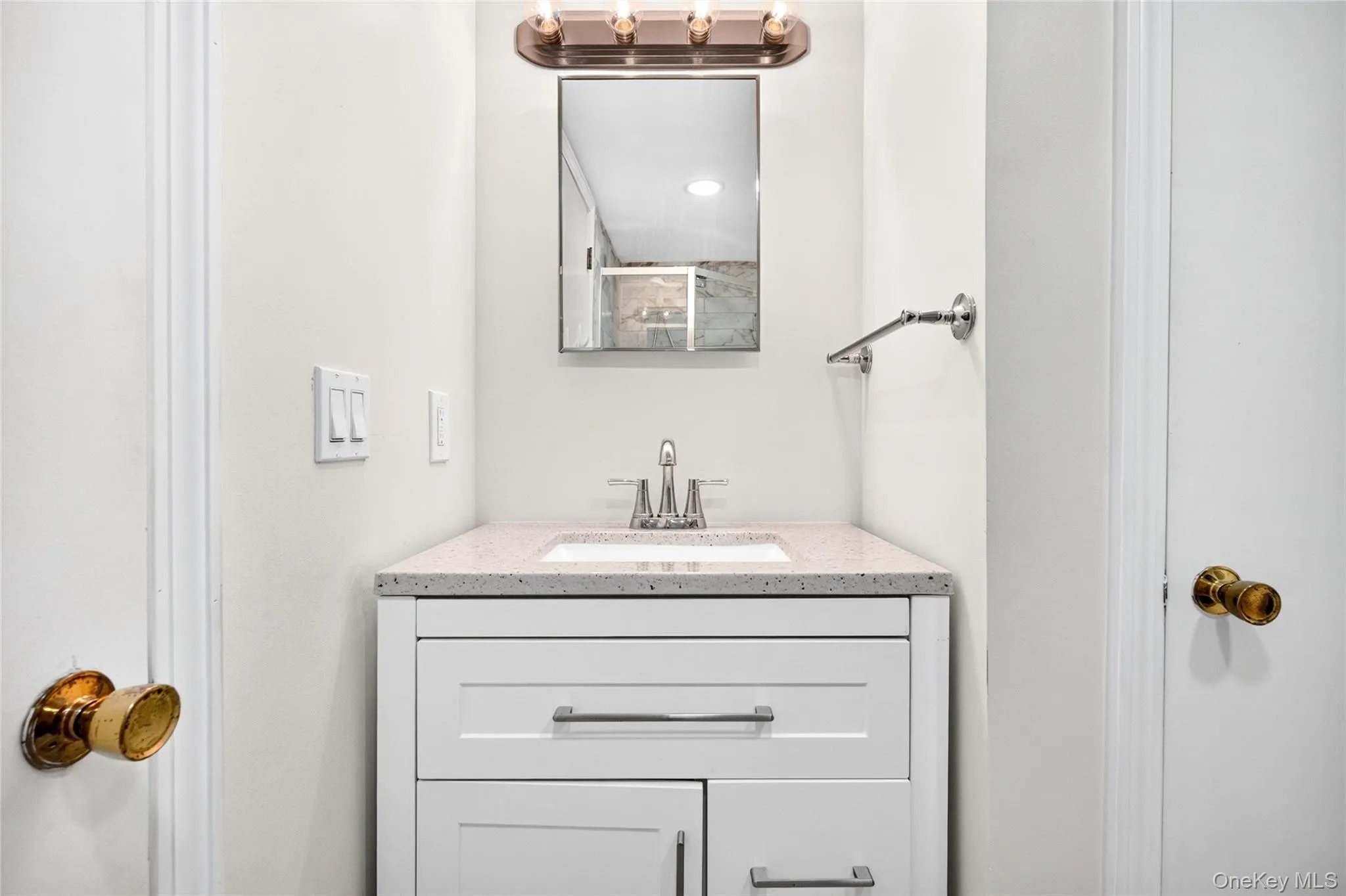 Updated Bathroom with shower on lower level Updated Bathroom with shower on lower level