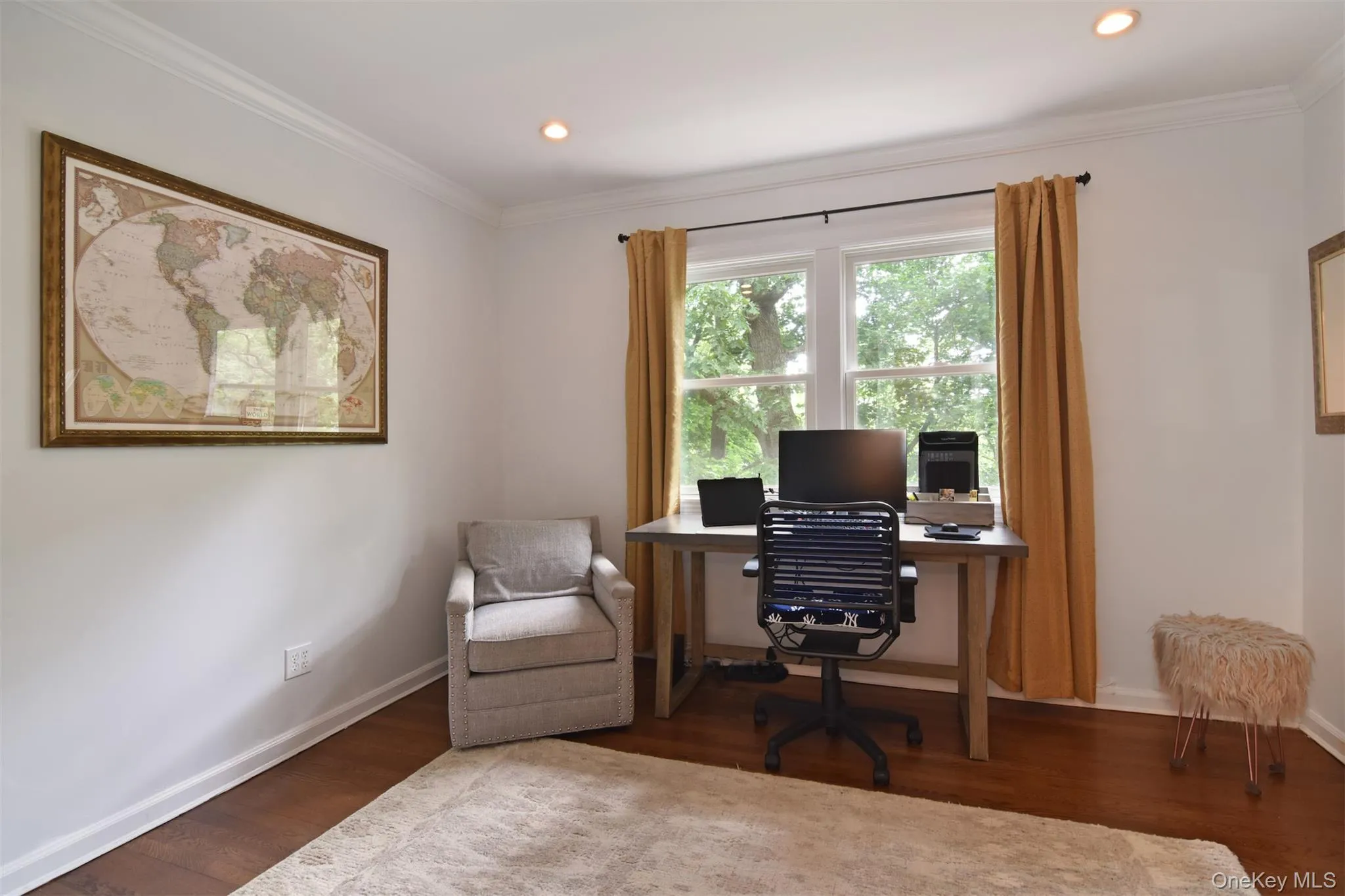 Bedroom being used as an office Bedroom being used as an office