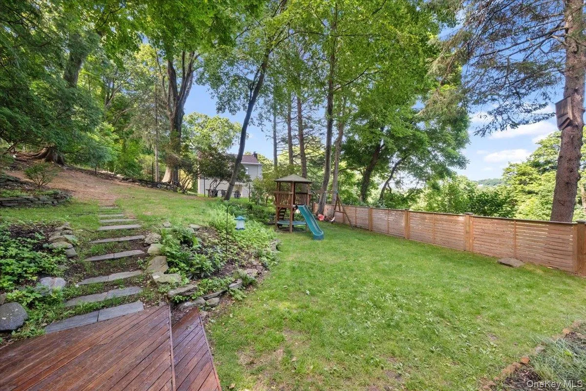 Spacious and manicured yard. Spacious and manicured yard.