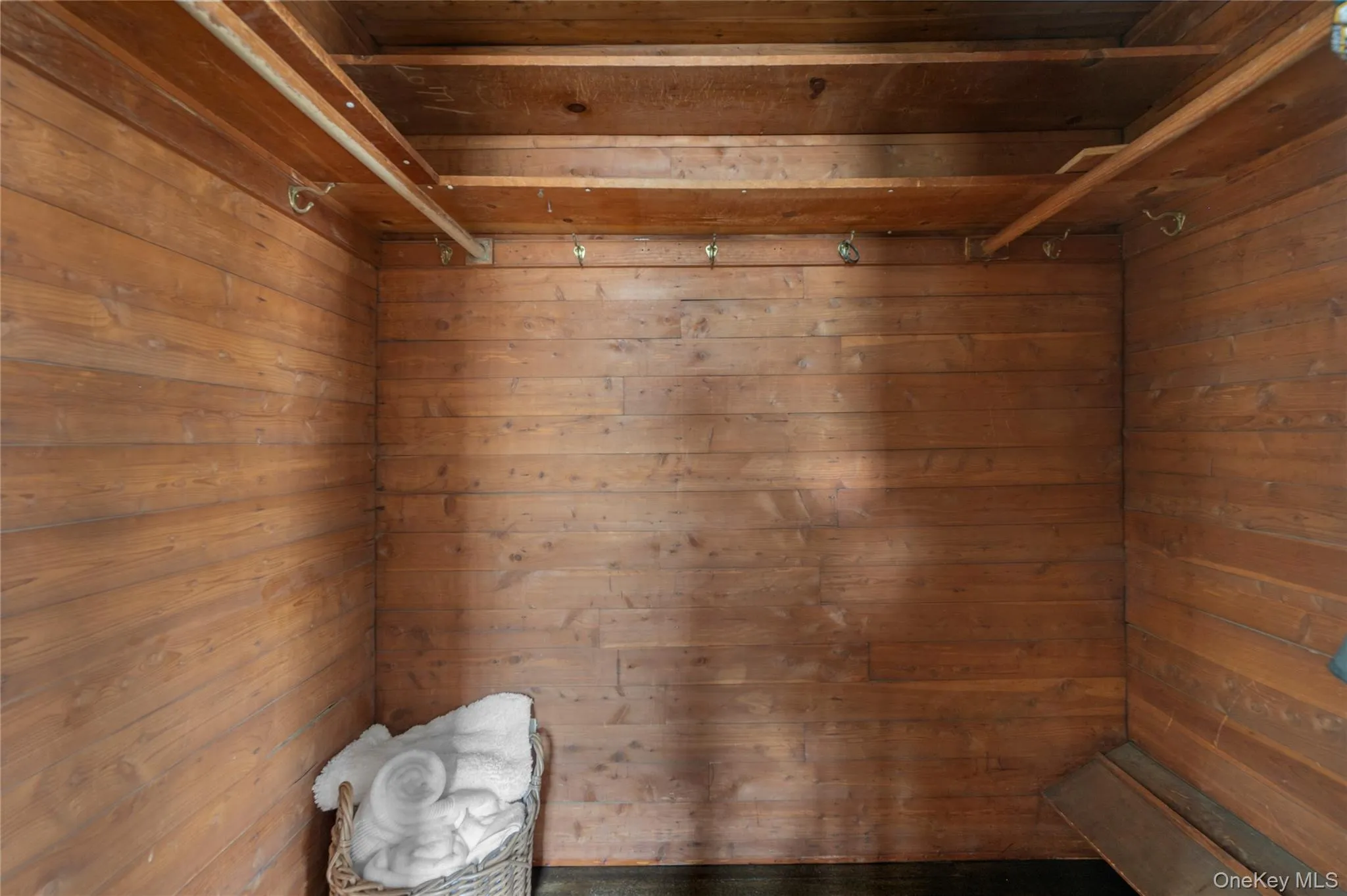 Generous sized walk in cedar closet Generous sized walk in cedar closet