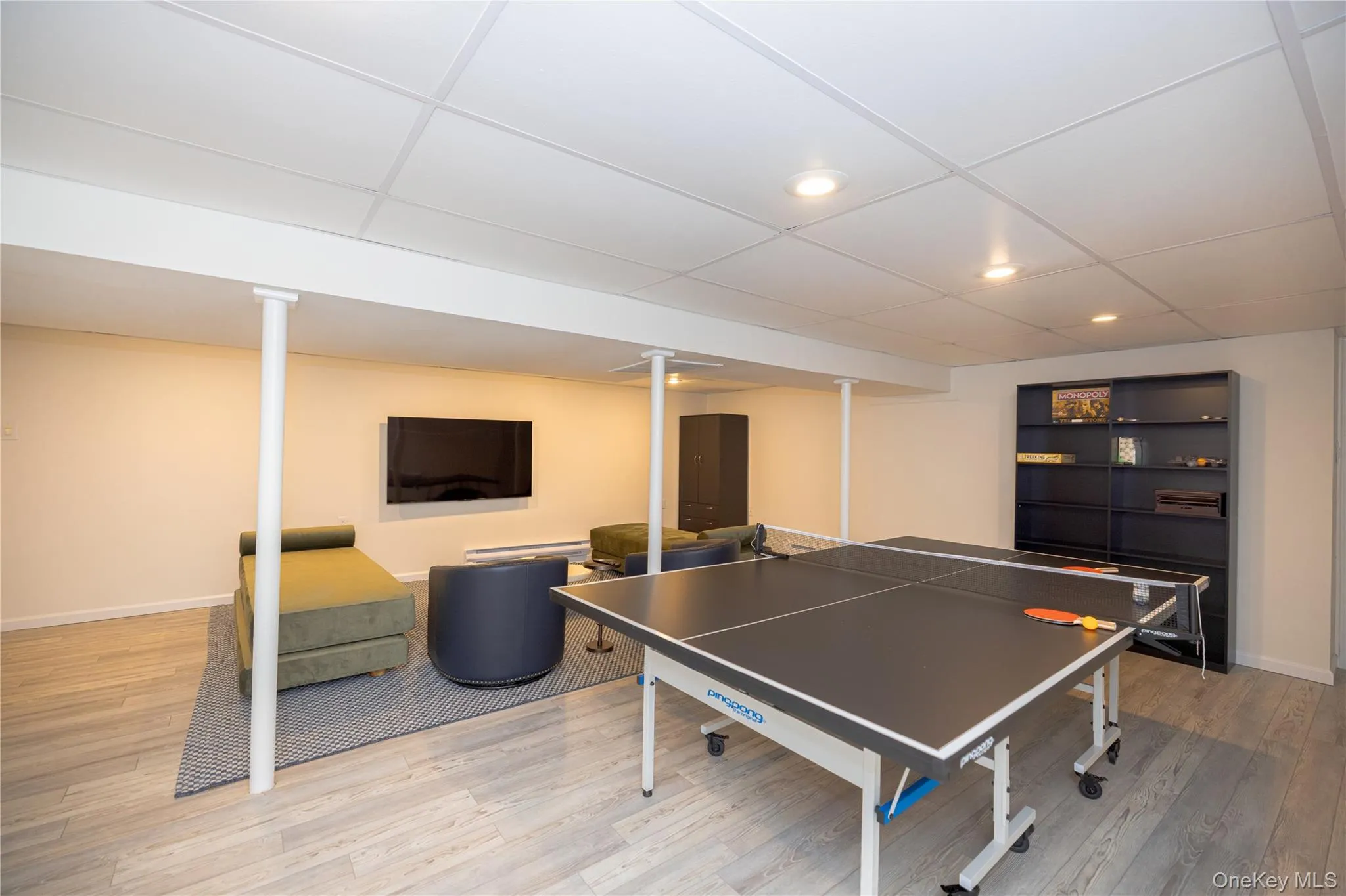Game Room in basement Game Room in basement
