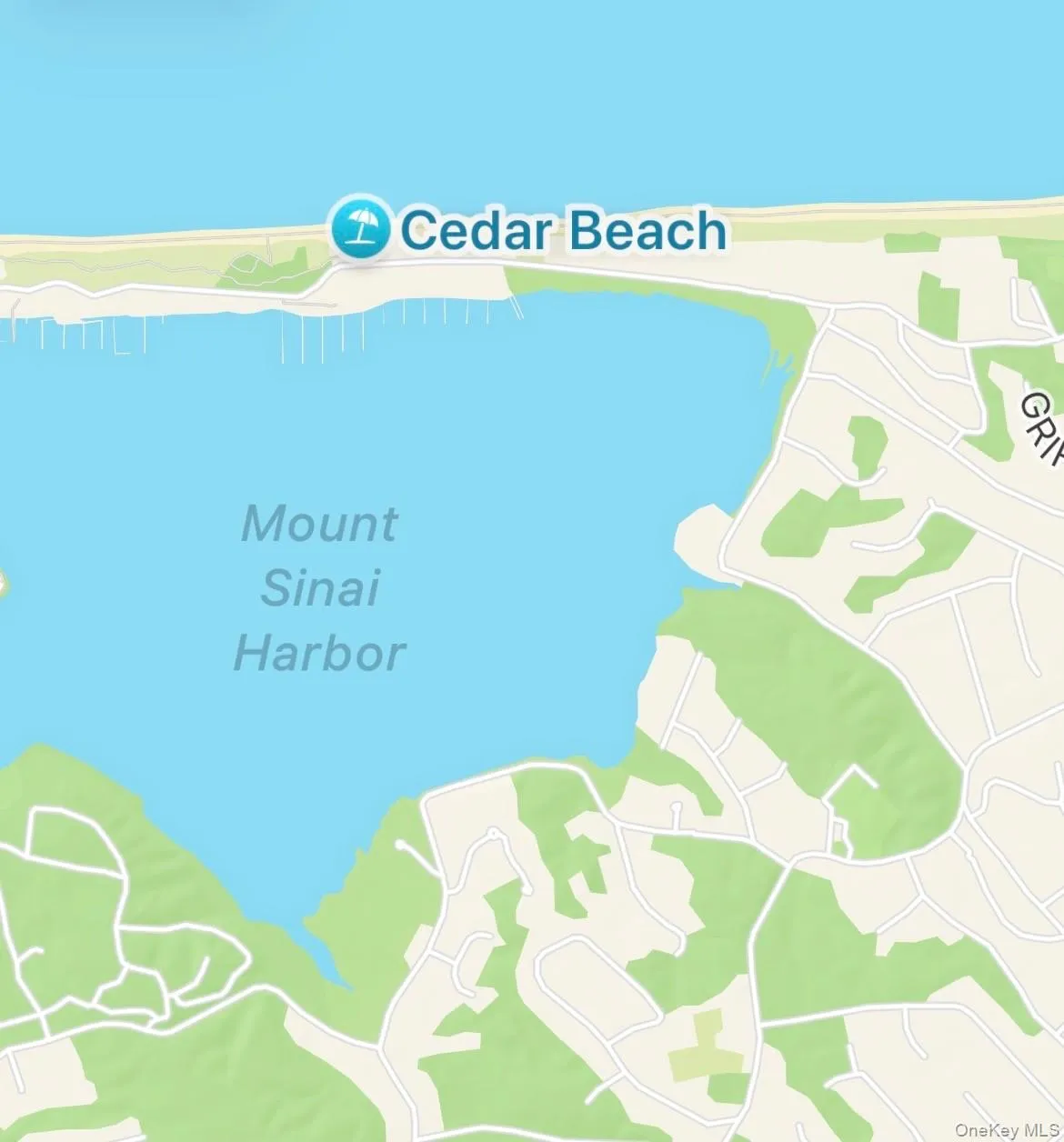 Cedar Beach about 2 miles away Cedar Beach about 2 miles away