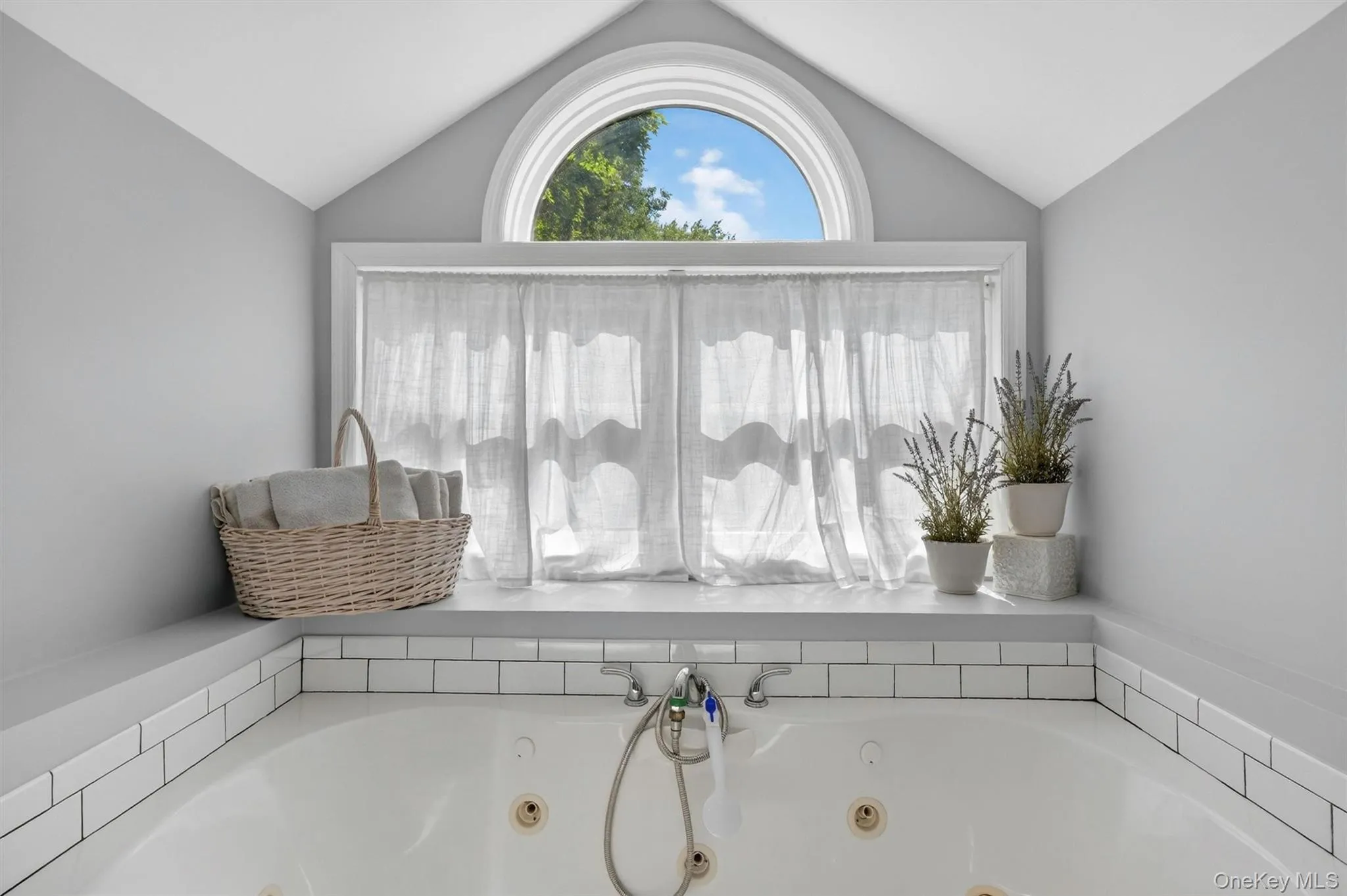 Enjoy a spa-like escape in the tub. Enjoy a spa-like escape in the tub.