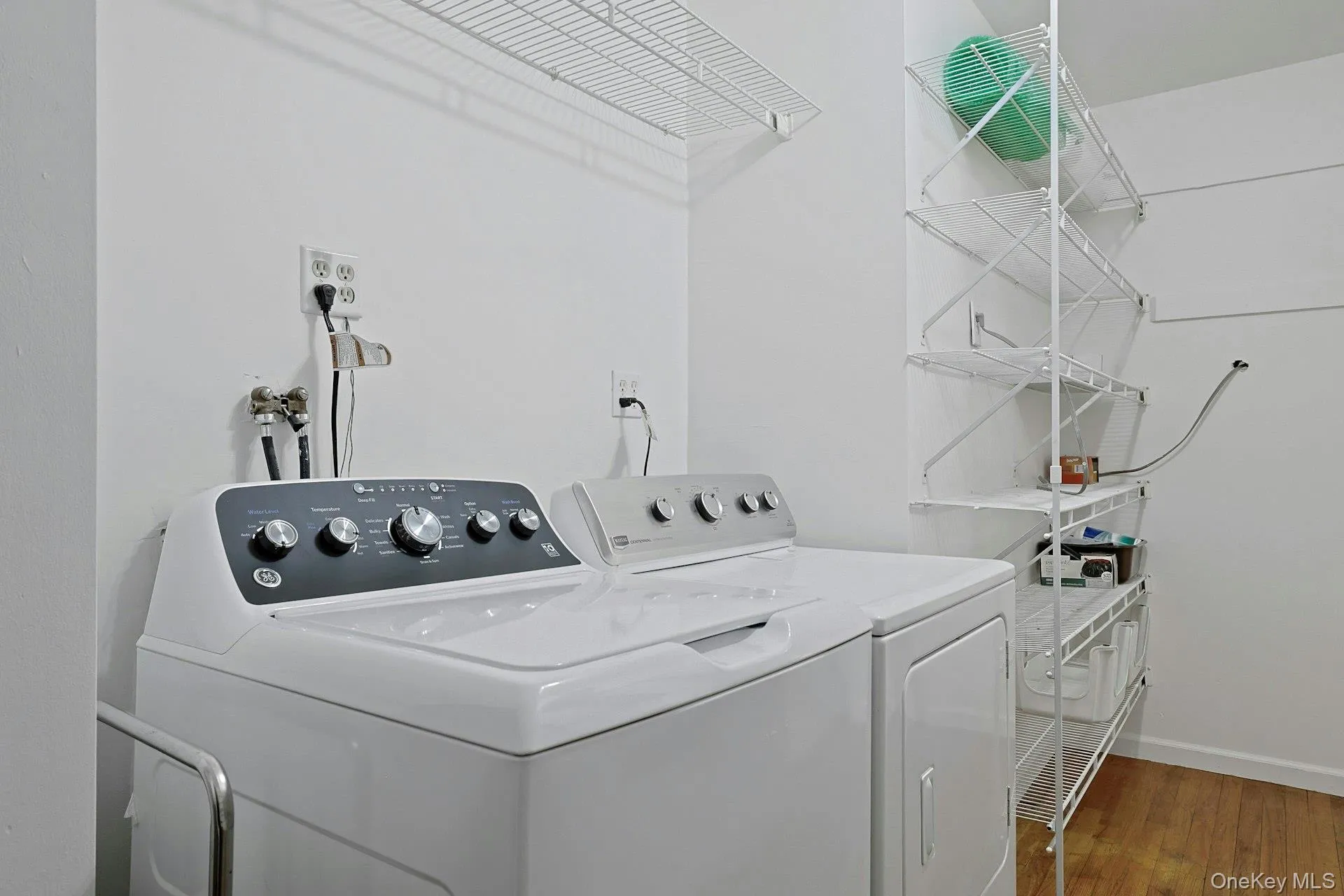 This Laundry Room is quite large and has shelving, which is great for storage or additional pantry space. This Laundry Room is quite large and has shelving, which is great for storage or additional pantry space.