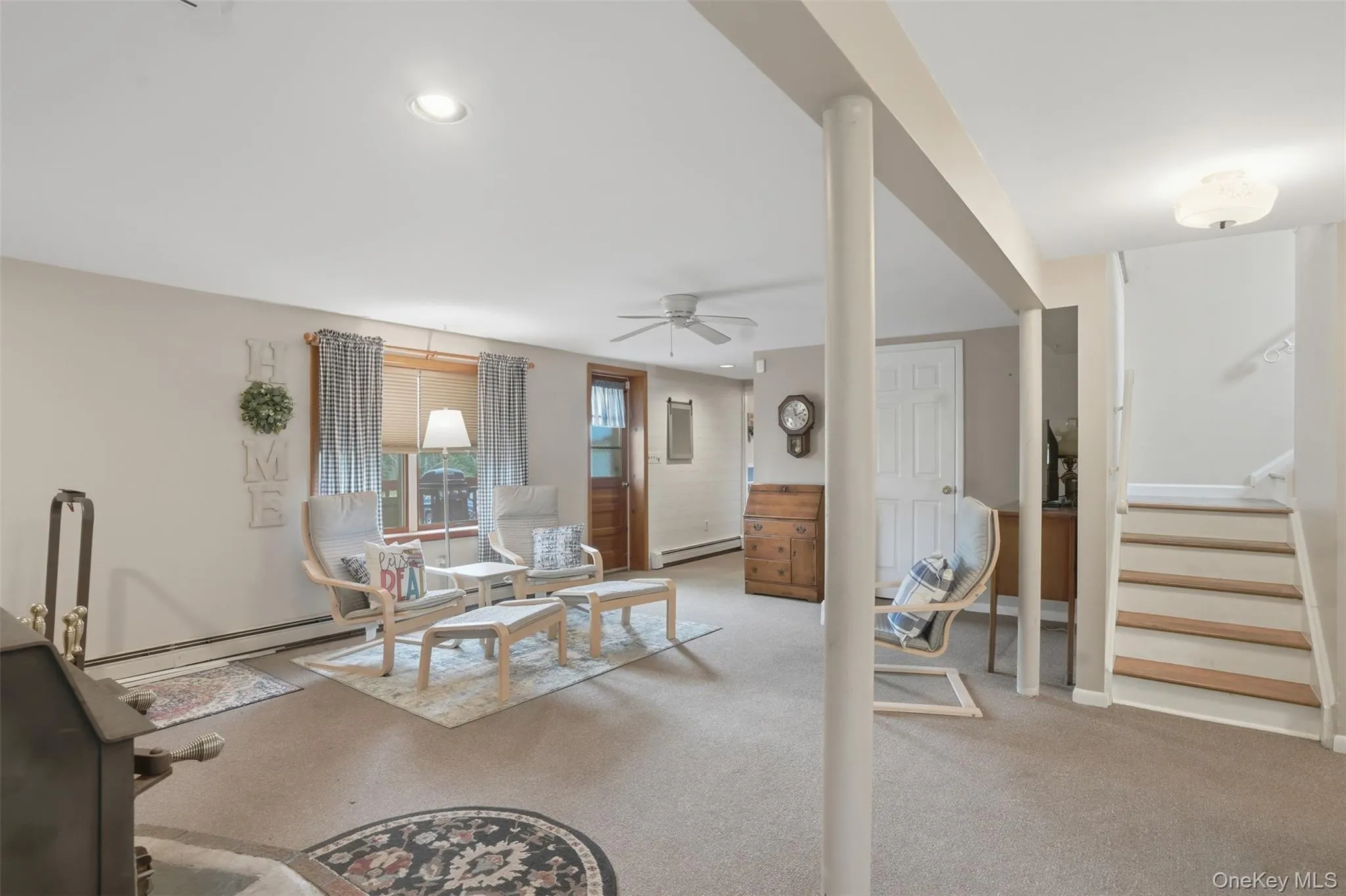 The lower level boasts a family room space offering flexibility of use. Home office? Home theatre? Home gym? Playroom? The lower level boasts a family room space offering flexibility of use. Home office? Home theatre? Home gym? Playroom?