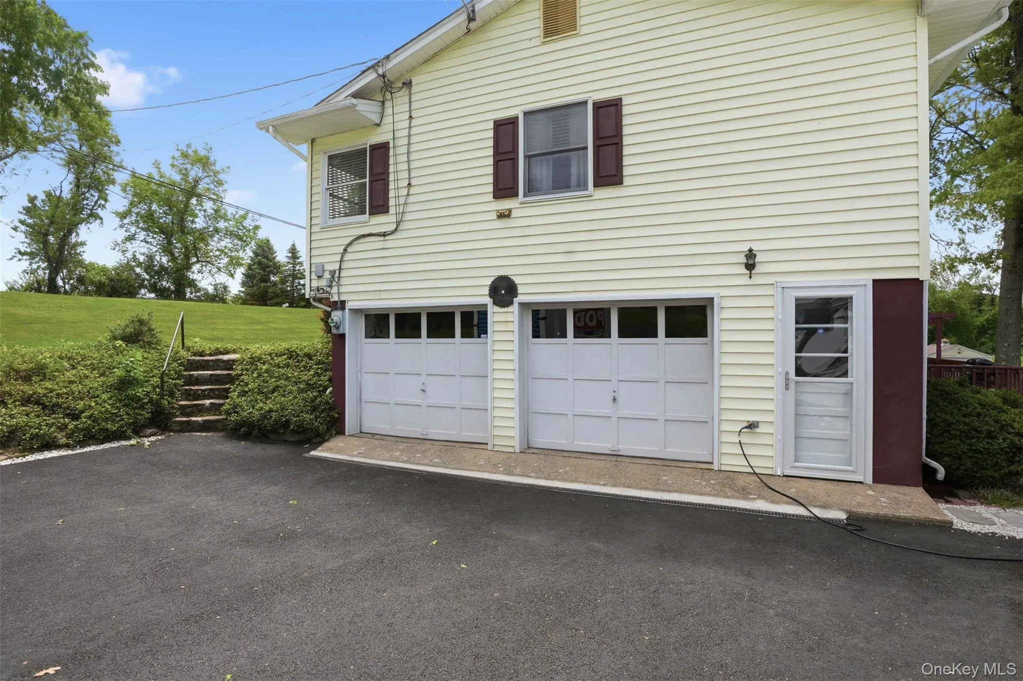 A 2 car garage for your cars and extra storage. A 2 car garage for your cars and extra storage.