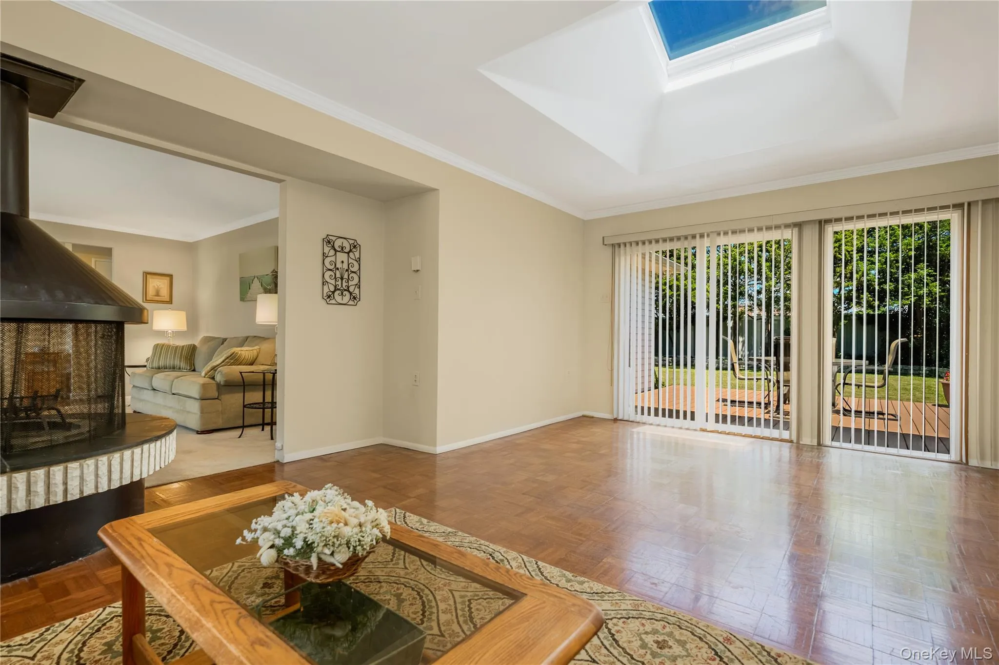 Dining Room with Sliders Leading To Entertainer's Deck Dining Room with Sliders Leading To Entertainer's Deck