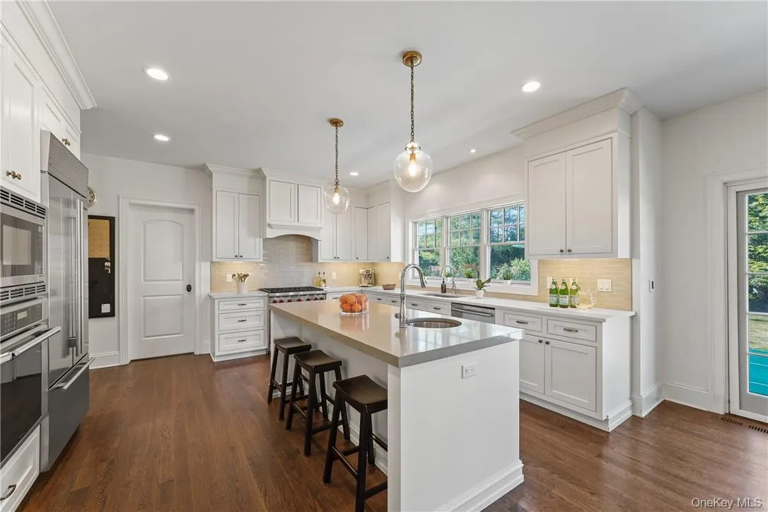 Culinary Delight in this Professional Chef's kitchen with high end appliances such as Wolf, Subzero, Bosch and Thermador Culinary Delight in this Professional Chef's kitchen with high end appliances such as Wolf, Subzero, Bosch and Thermador