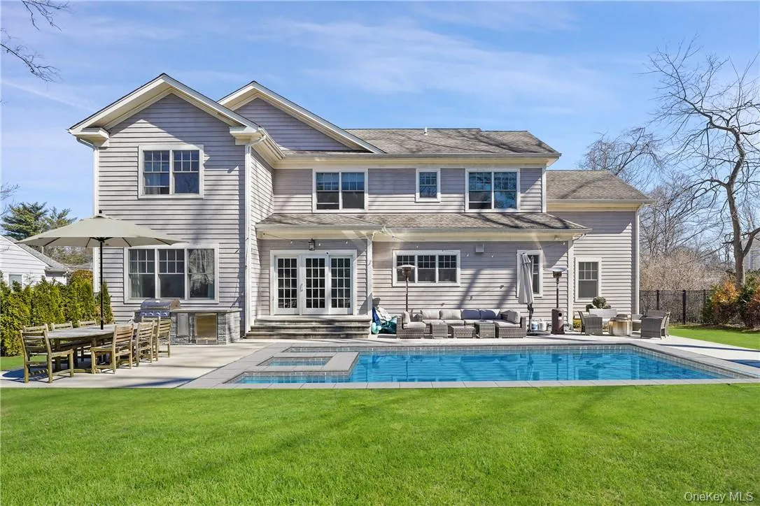 A perfect summer retreat. Custom built stone bbq and blue stone patio. A perfect summer retreat. Custom built stone bbq and blue stone patio.