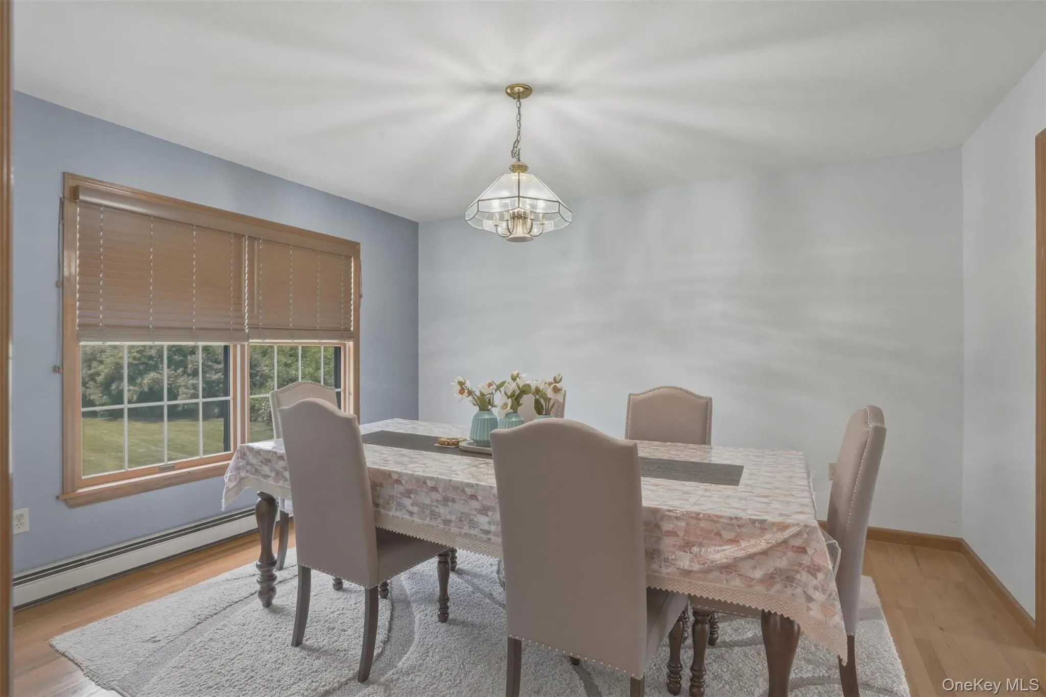 Formal dining overlooking backyard Formal dining overlooking backyard