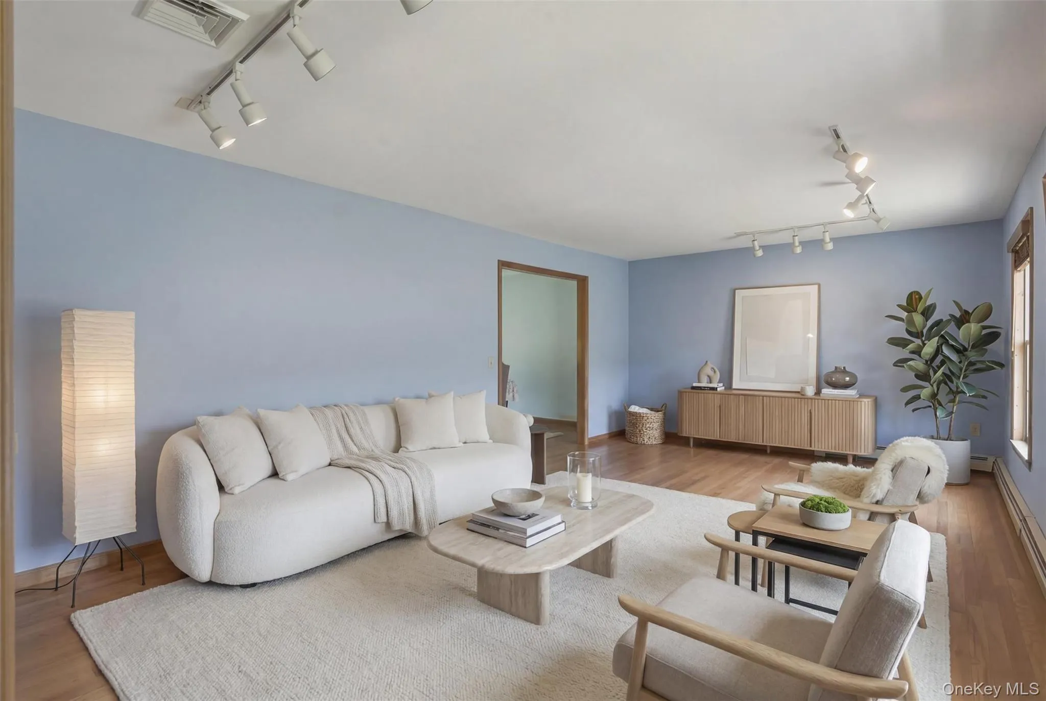 Formal Living digitally staged Formal Living digitally staged