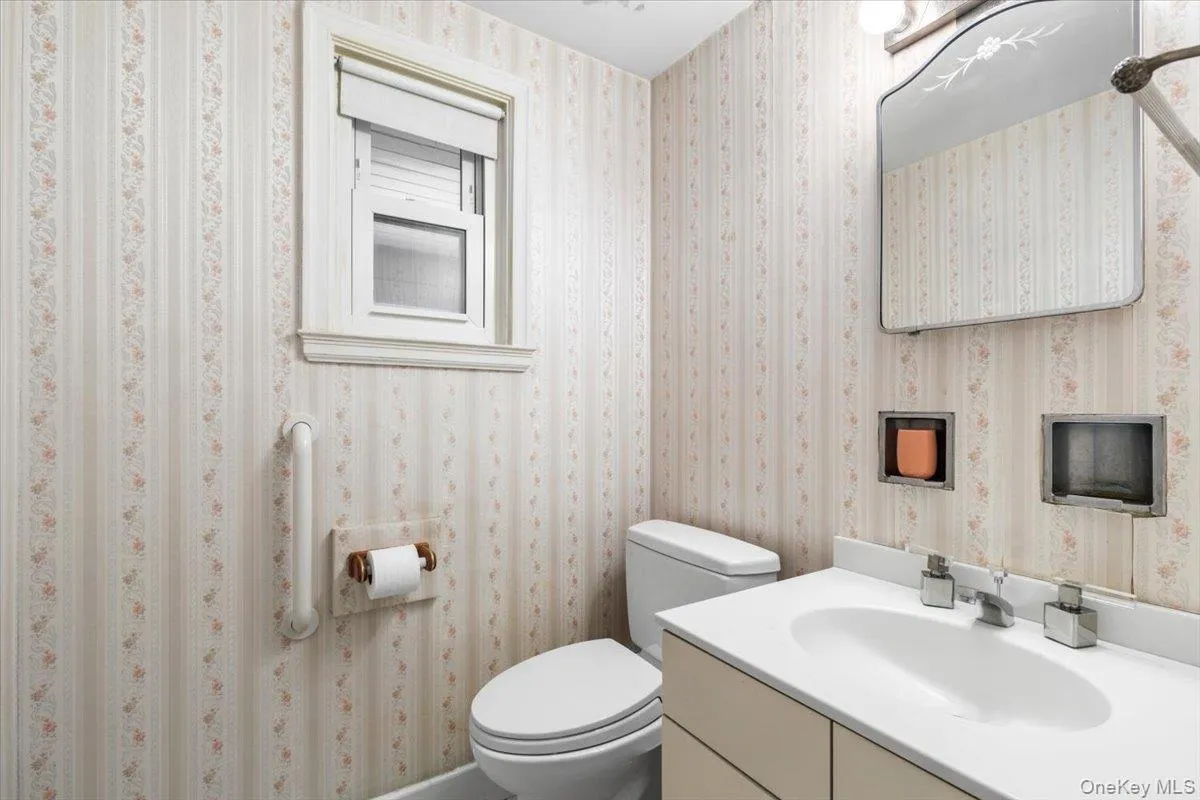 First floor powder room. First floor powder room.