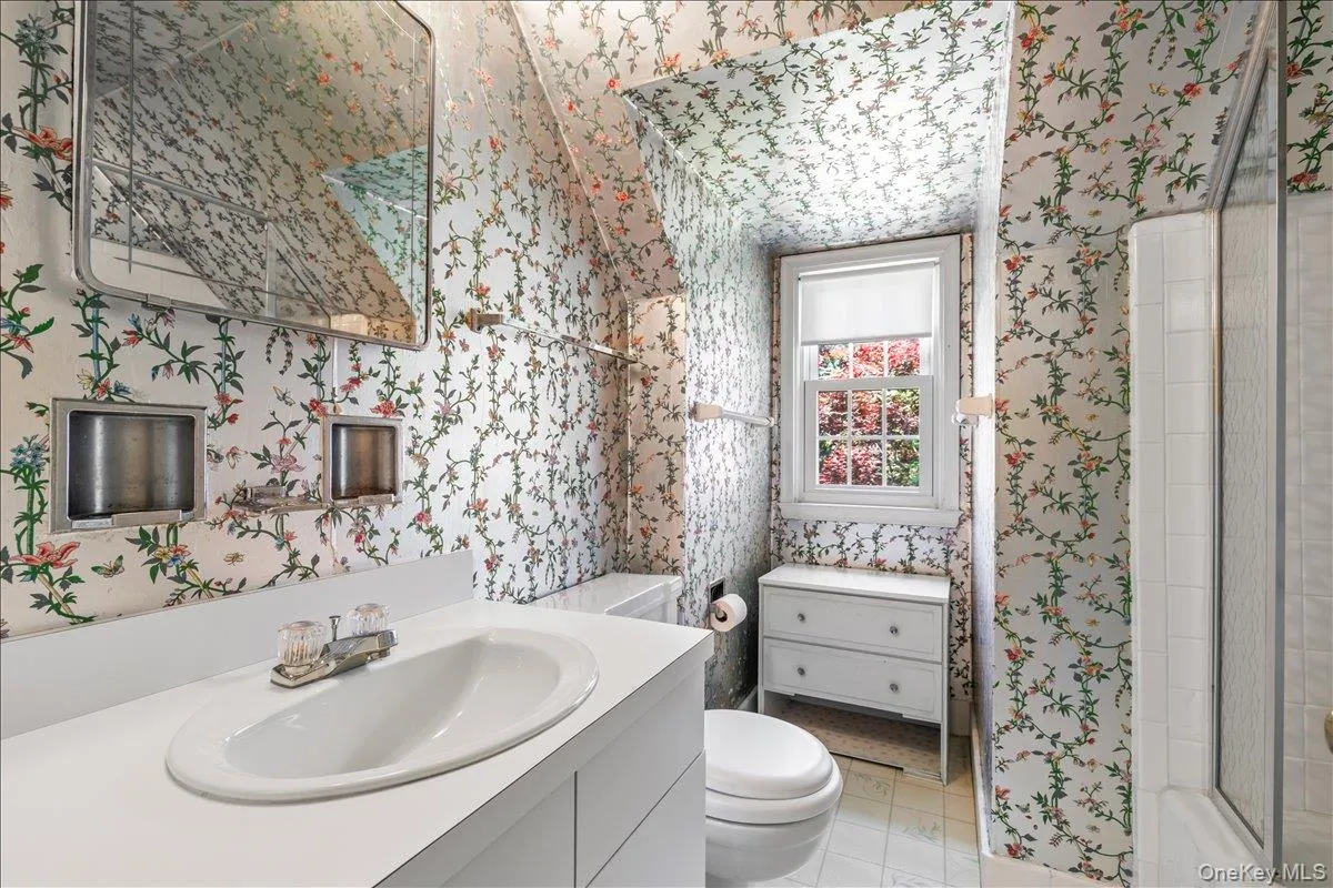 Hall Bathroom with tub. Hall Bathroom with tub.
