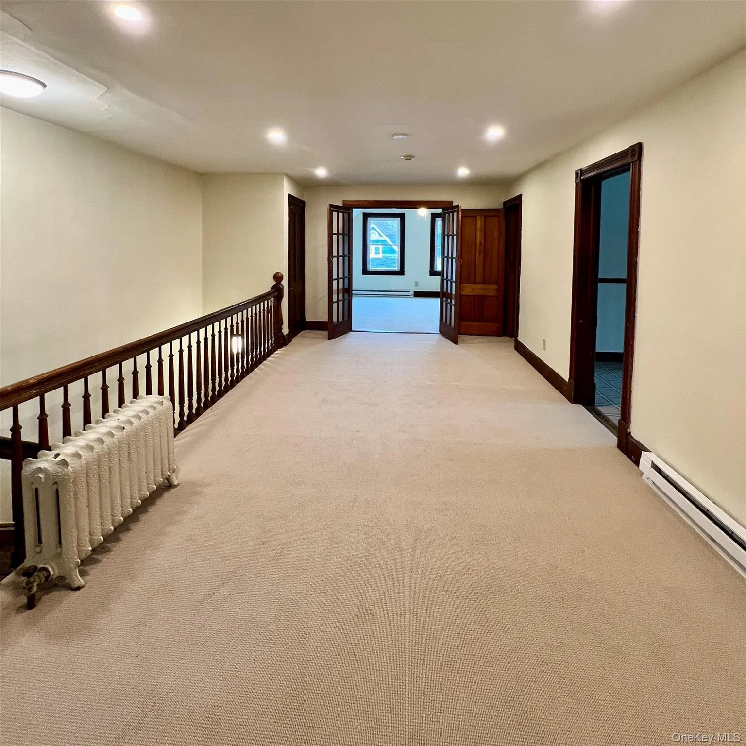 Living room features recessed lighting and a generous size closet. Living room features recessed lighting and a generous size closet.